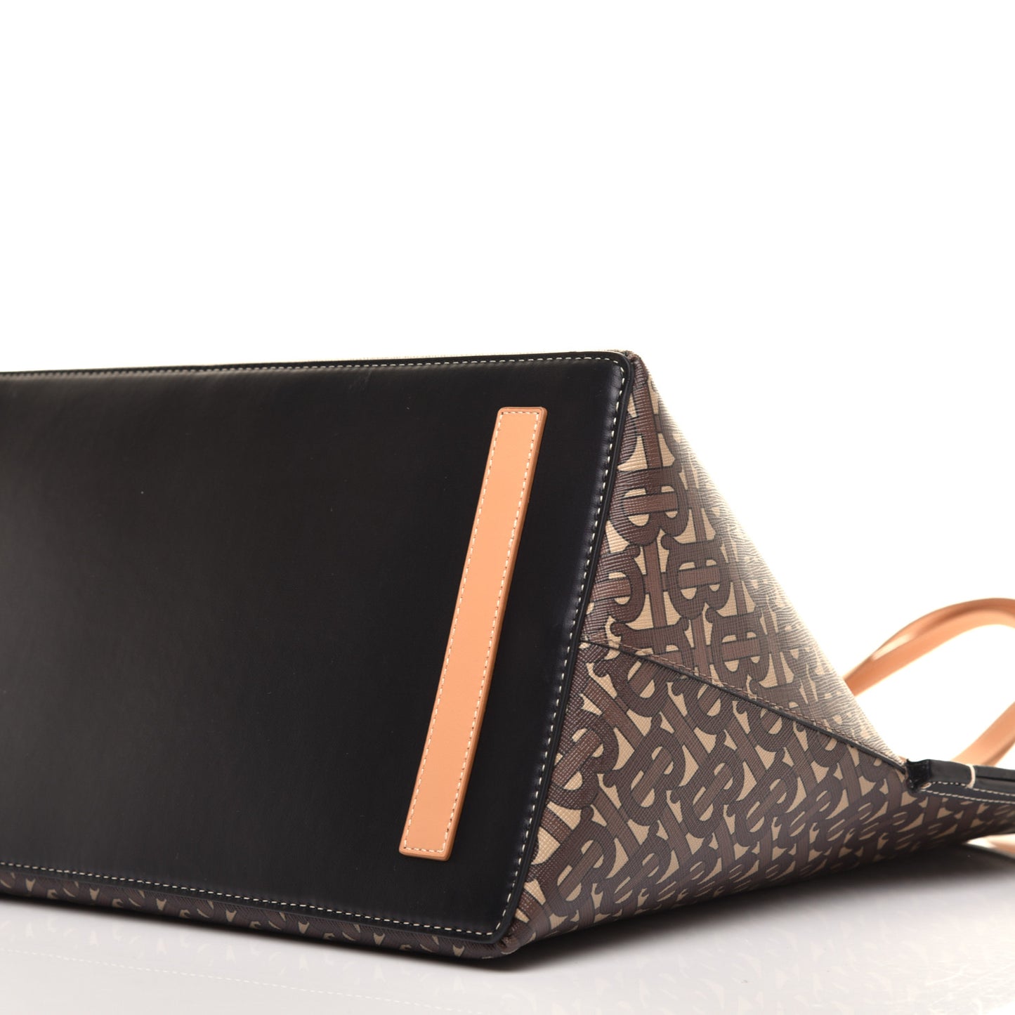E-Canvas Monogram Large Society Tote Bridle Brown