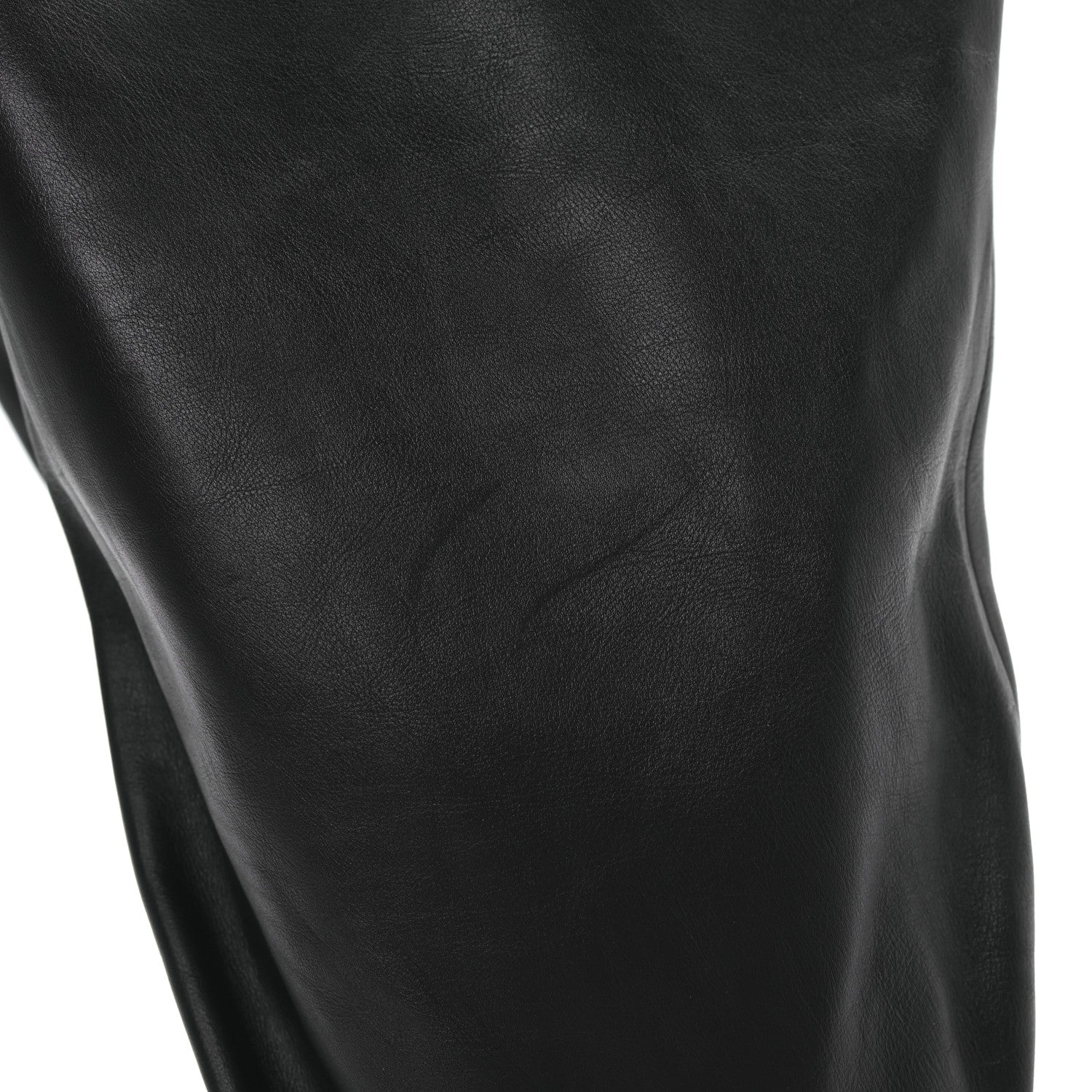 Balenciaga Shiny Super Soft Calfskin Falkon 105mm Knee High Boots 37 Black 8 of 8