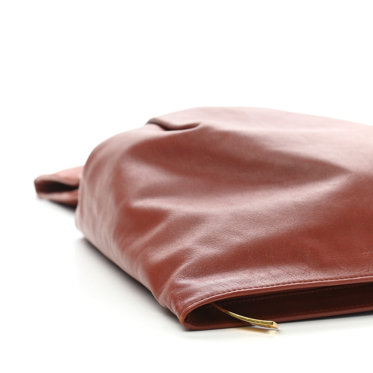 Bottega Veneta Supple Calfskin BV Twist Rust 10 of 11