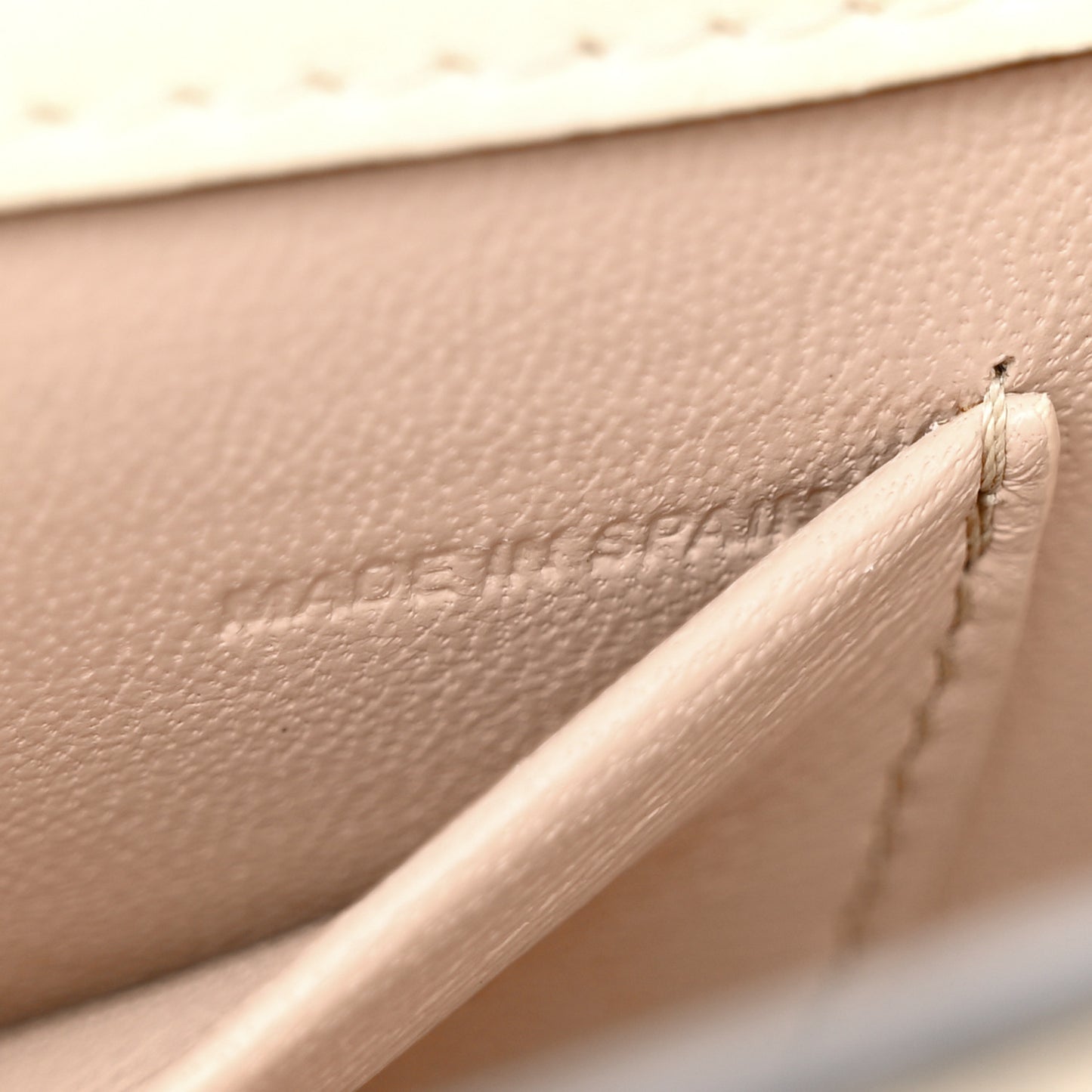 Calfskin Small Nile Bracelet Minaudiere Bag Off White