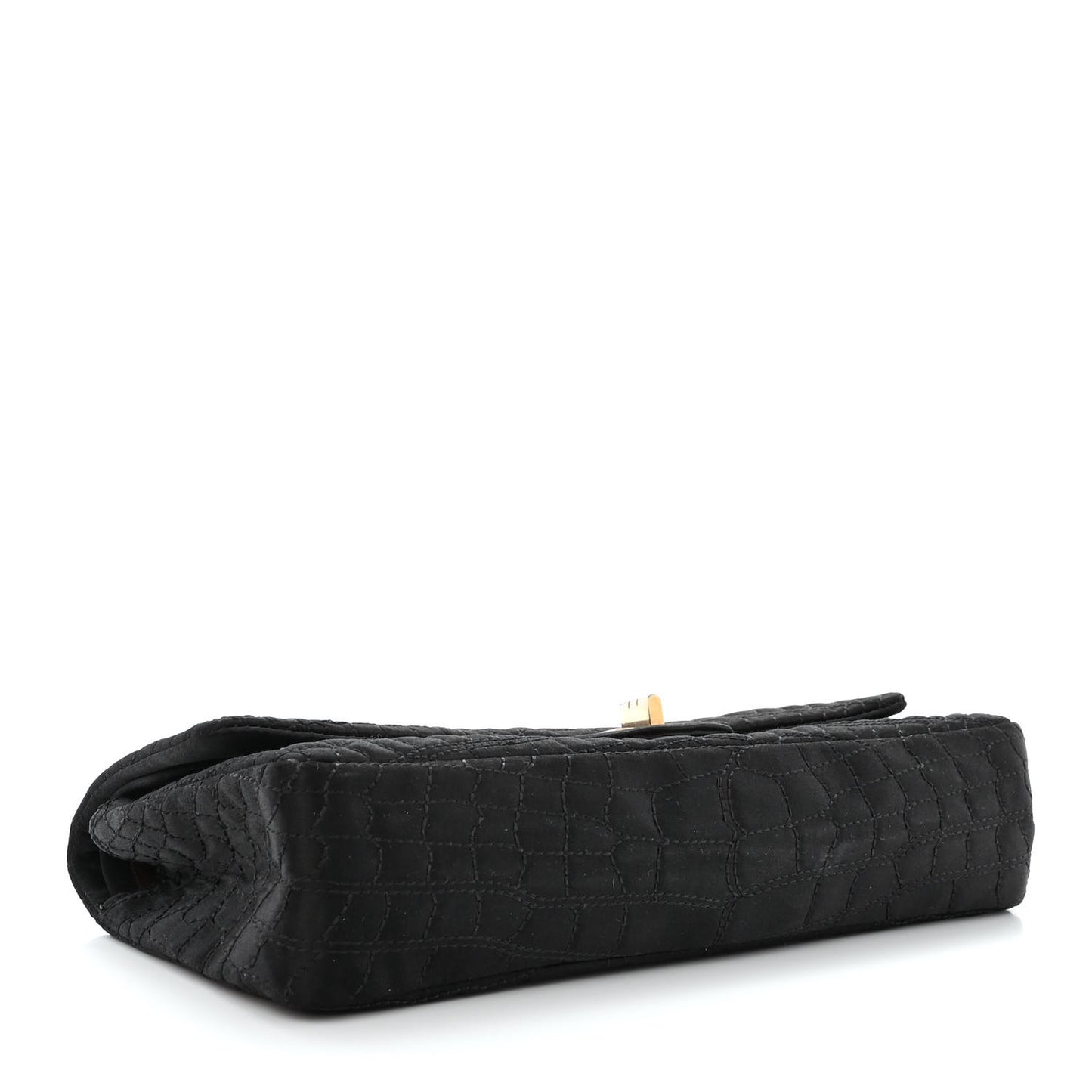 Satin Coco's Croc 2.55 Reissue East West Flap Black