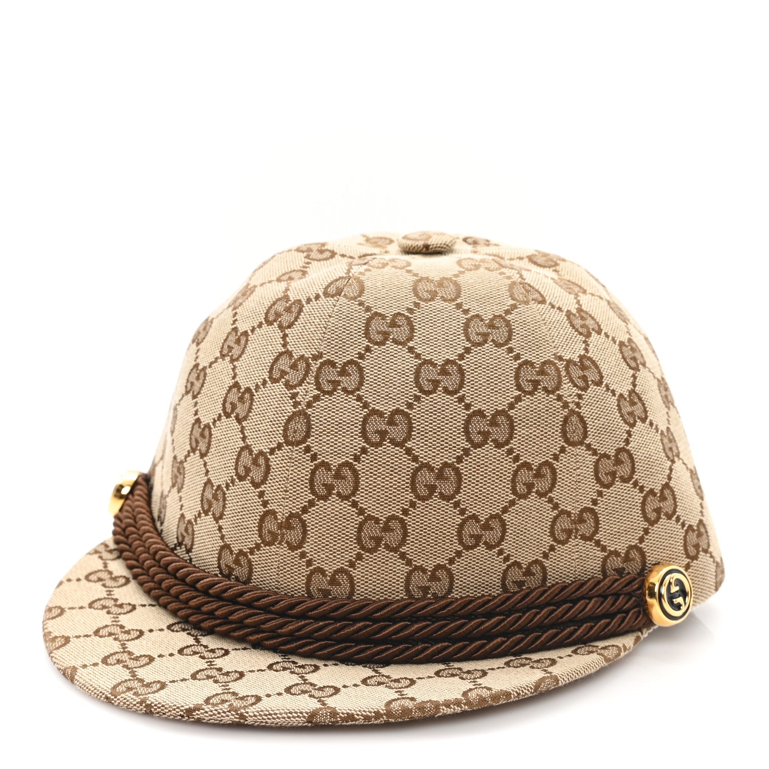 Gucci Monogram Torchon Ambassador Lady Cap M Beige Ebony Testa di