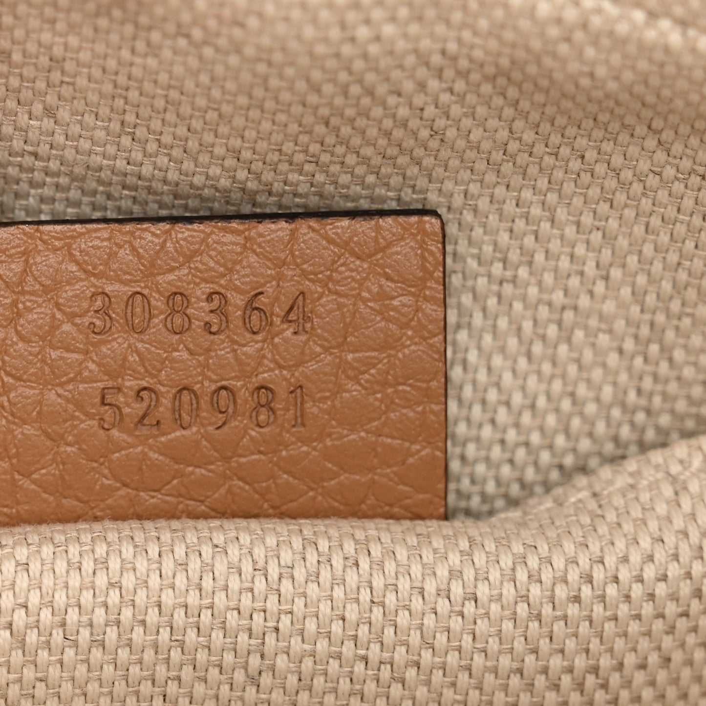 Pebbled Calfskin Small Soho Disco Bag Camelia