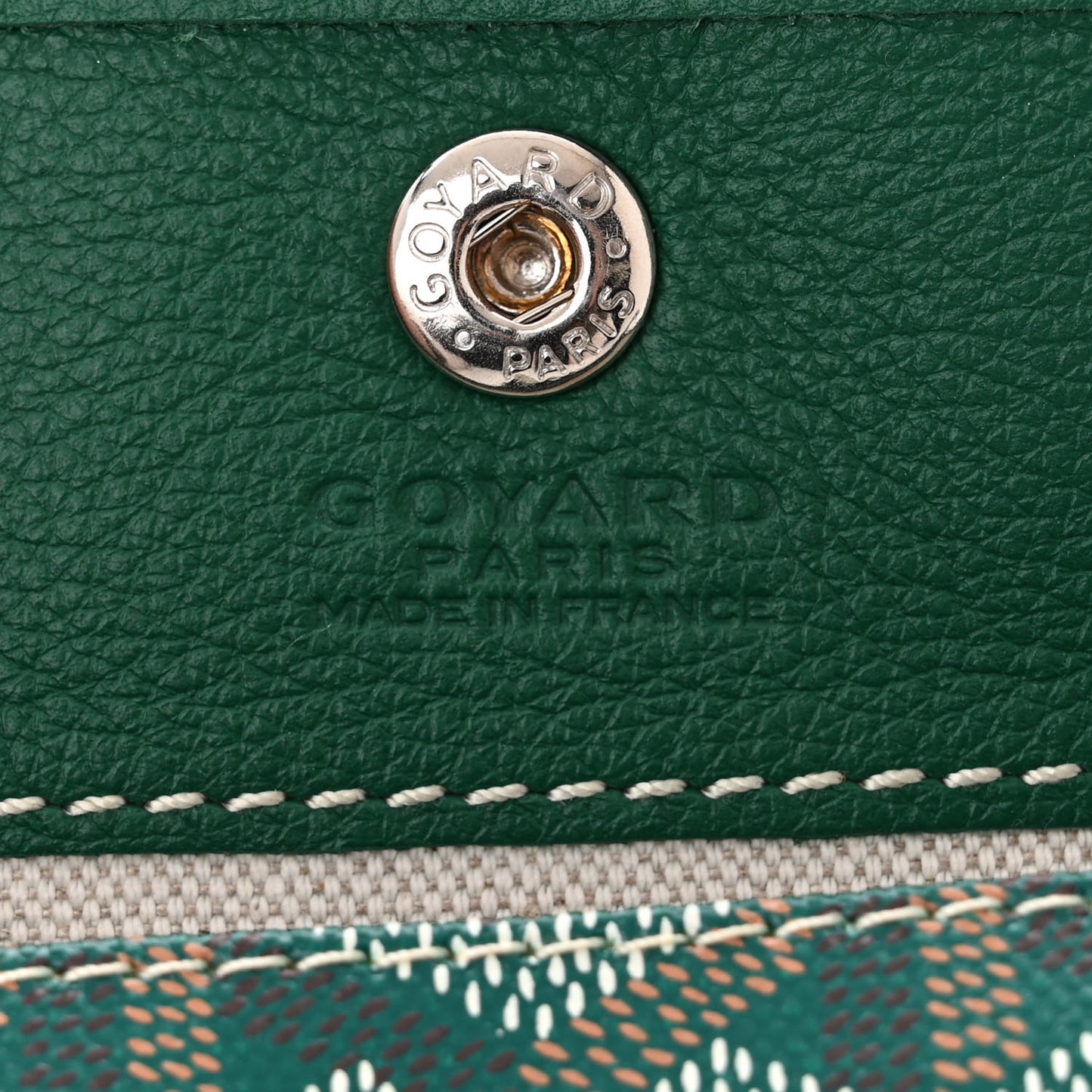Goyardine Reversible Mini Anjou Green
