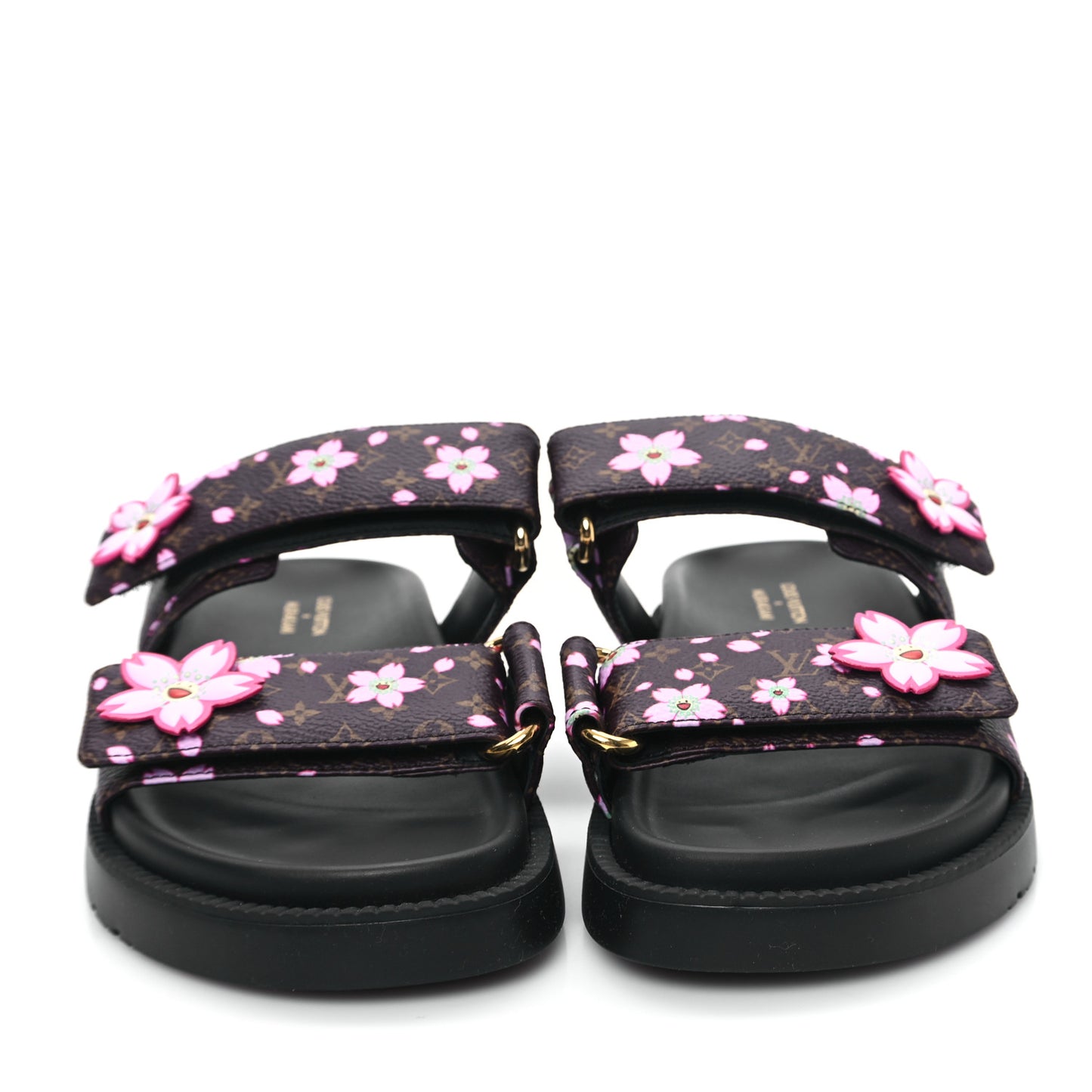 LV X TM Monogram LV Sunset Flat Comfort Mule 37 Sakura Brown