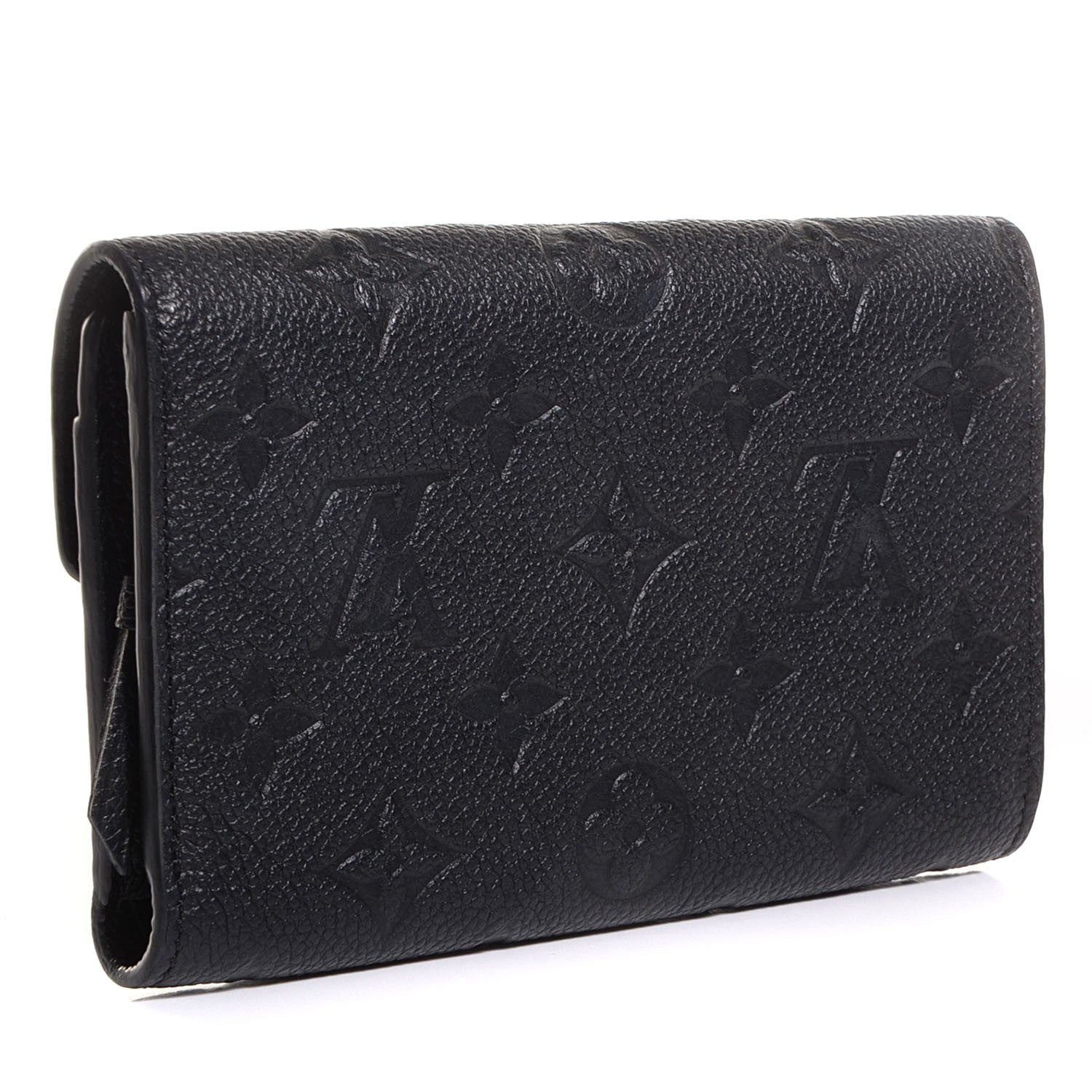 Louis Vuitton Empreinte Compact Curieuse Wallet Black 3 of 8