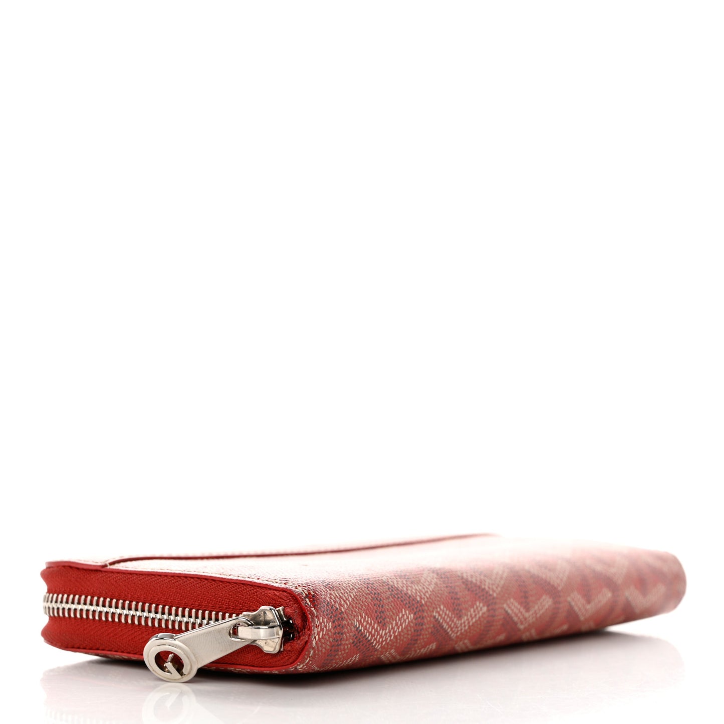 Goyardine Matignon Zip Around GM Wallet Red