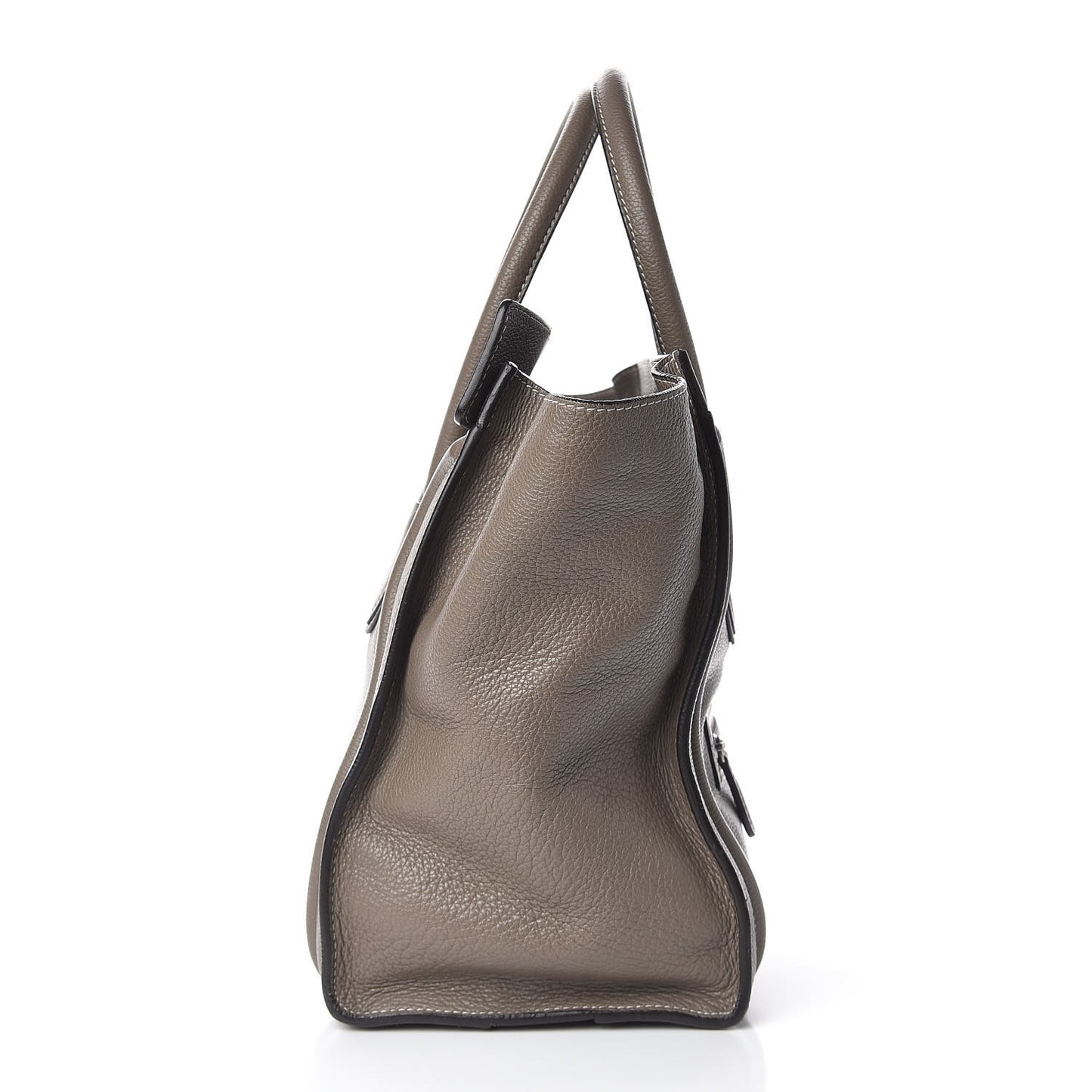 Drummed Calfskin Mini Luggage Souris