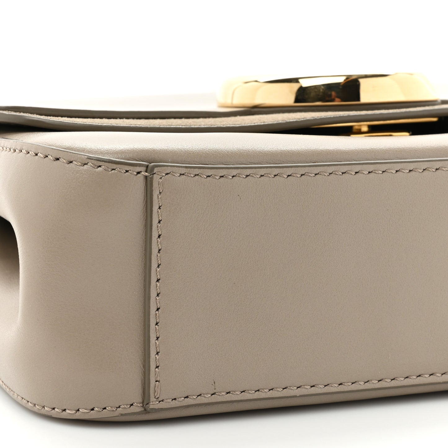 Calfskin Small C Double Carry Motty Grey
