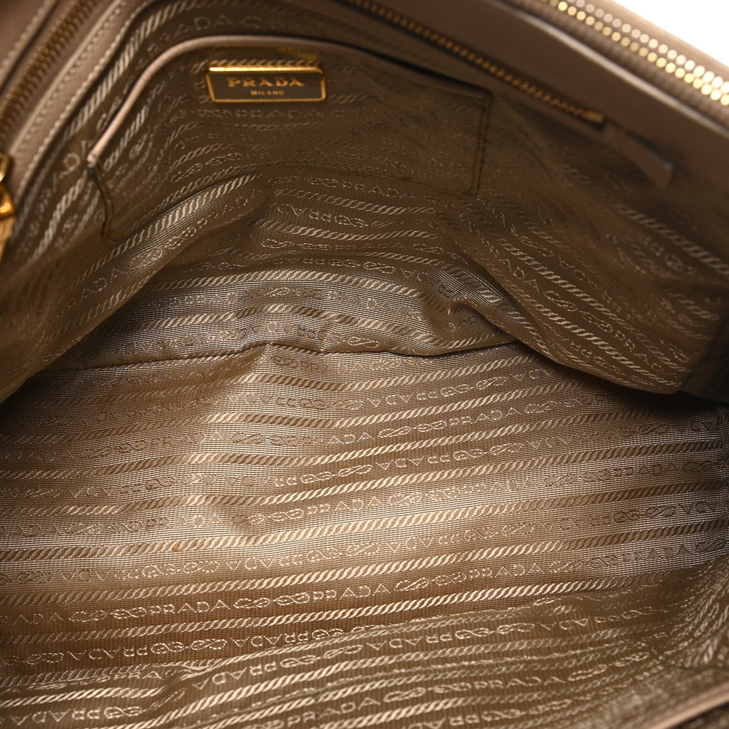 Saffiano Large Galleria Double Zip Tote Pomice