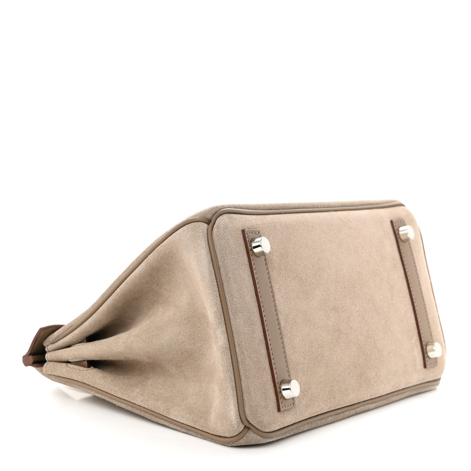 Hermes Veau Doblis Swift Grizzly Birkin 25 Gris Caillou Etoupe 4 of 11