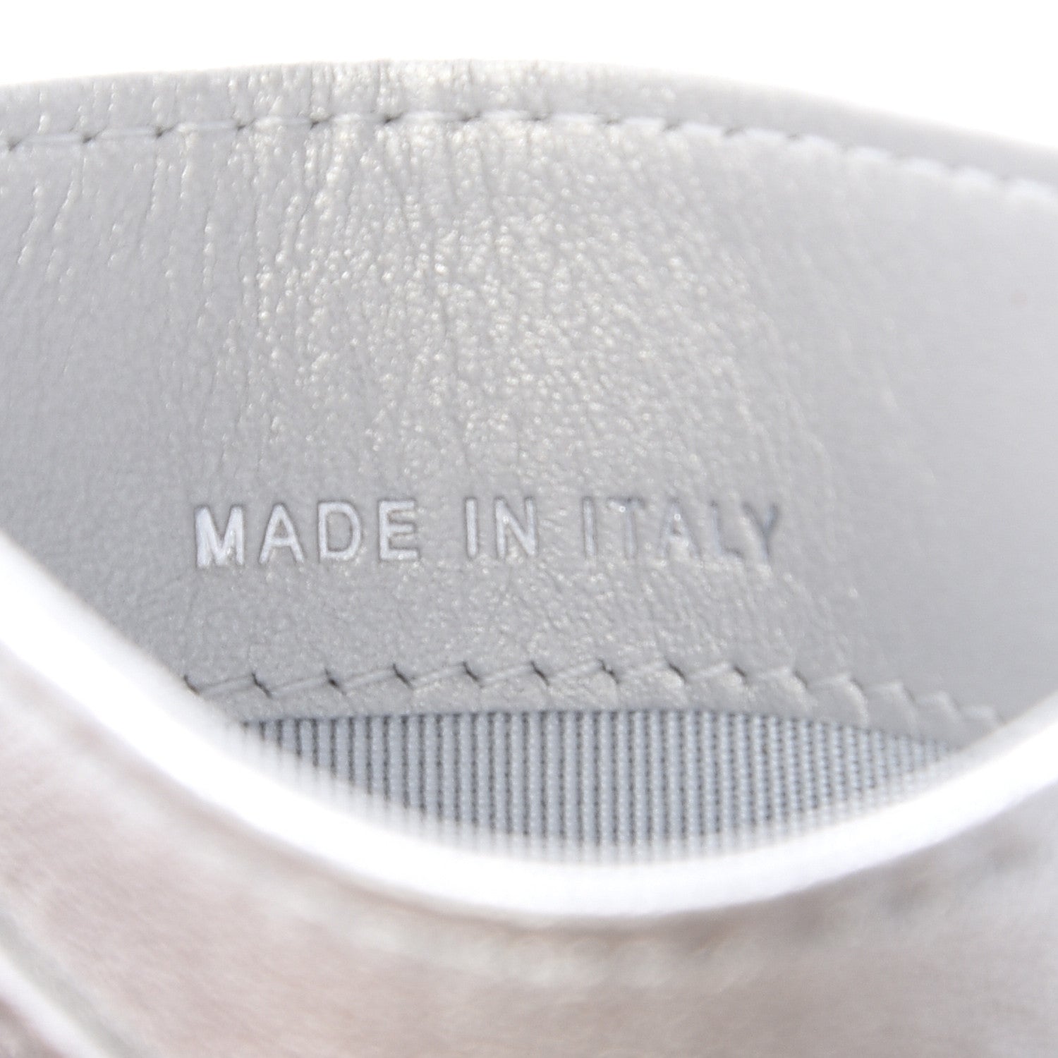 Chanel Metallic Lambskin Quilted Card Holder Silver 9 of 11