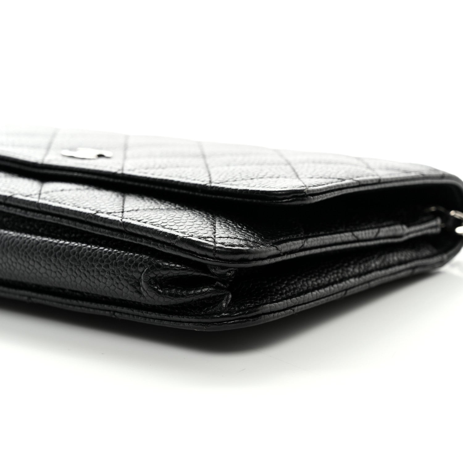 Chanel Caviar Quilted Wallet on Chain WOC Black 12 of 13