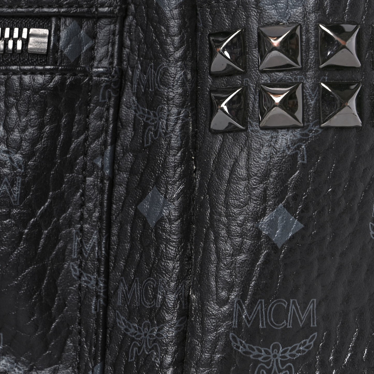 Visetos Small Side Stud Stark Backpack Black