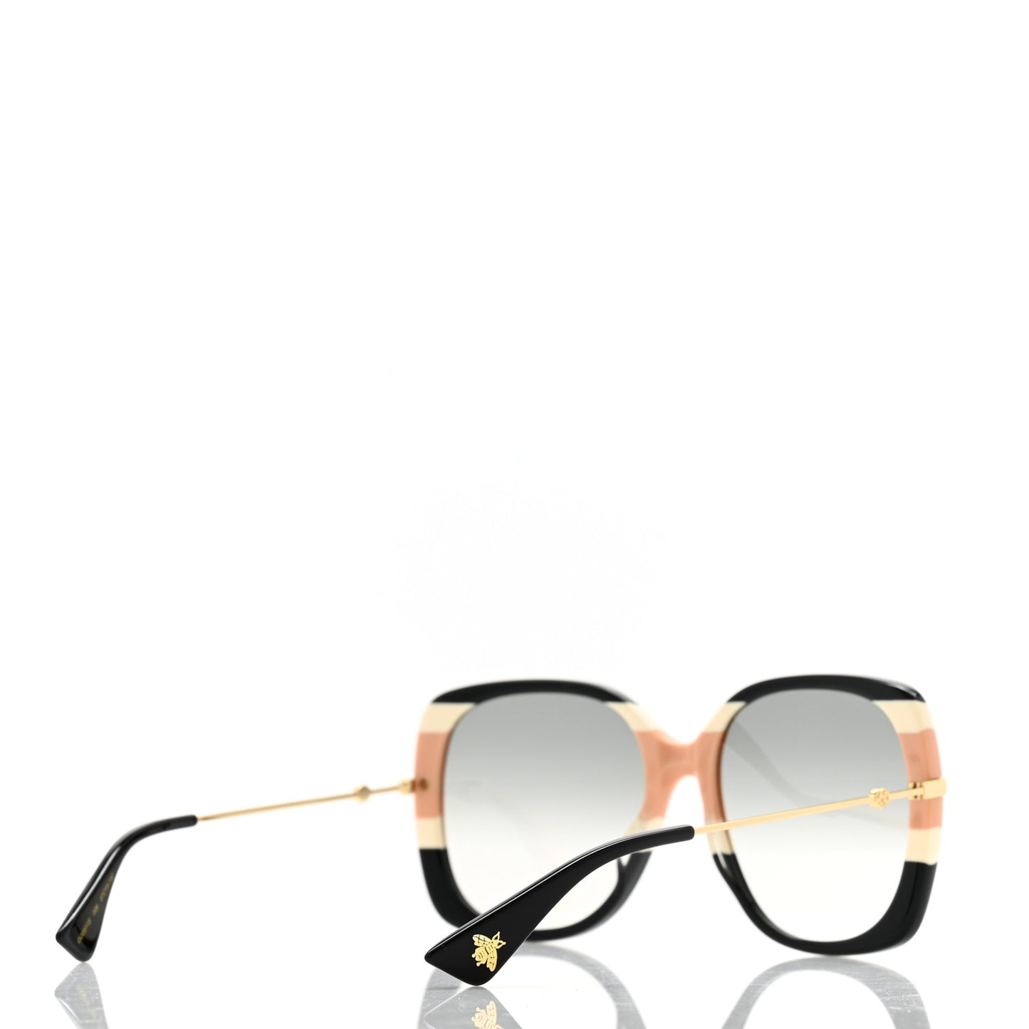 Acetate Square Frame GG0511S Sunglasses Black Pink White
