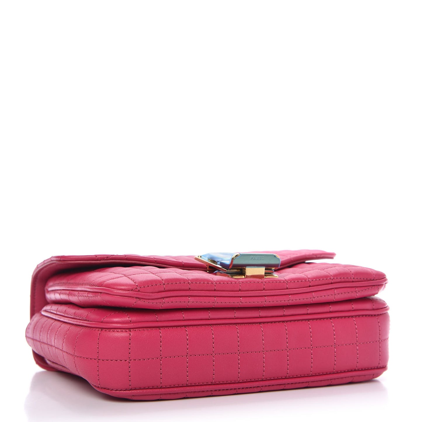 Calfskin Quilted Medium C Bag Pink