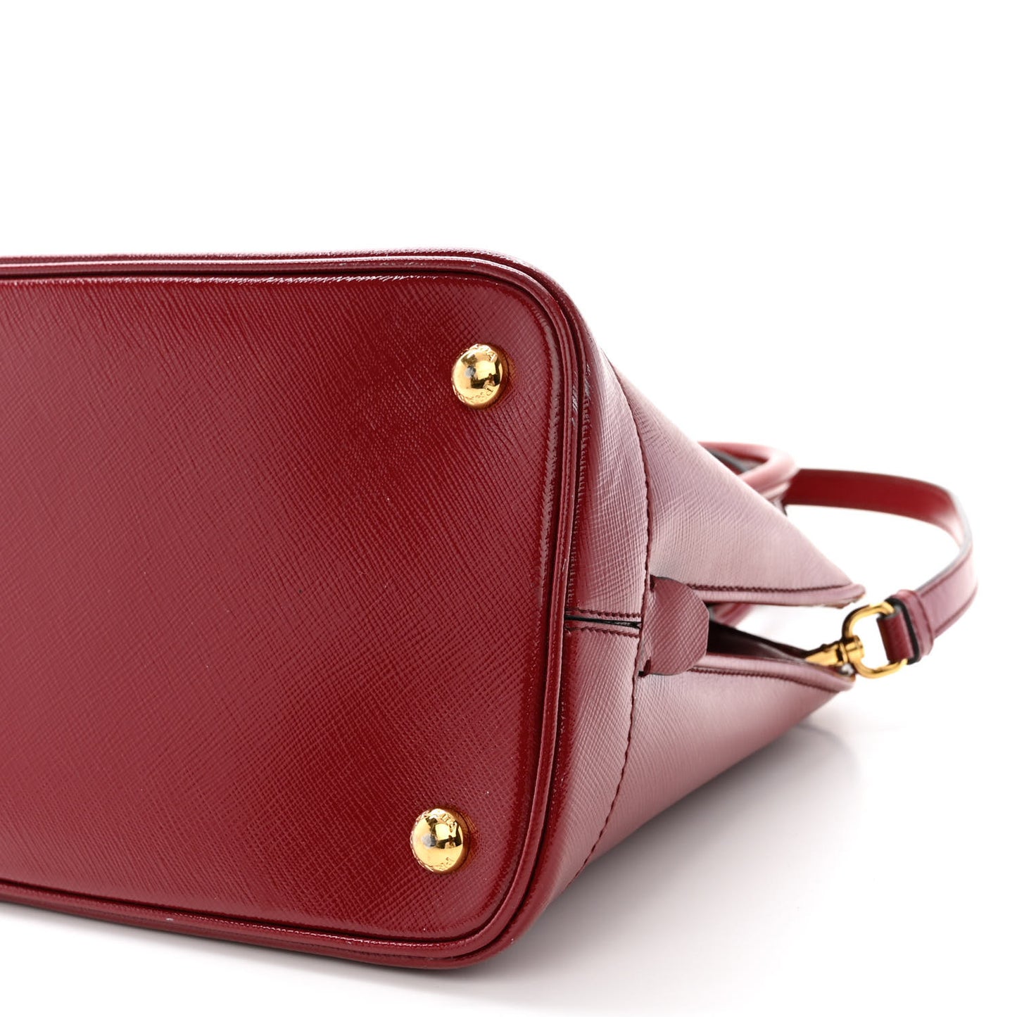 Saffiano Vernice Medium Open Promenade Tote Rosso