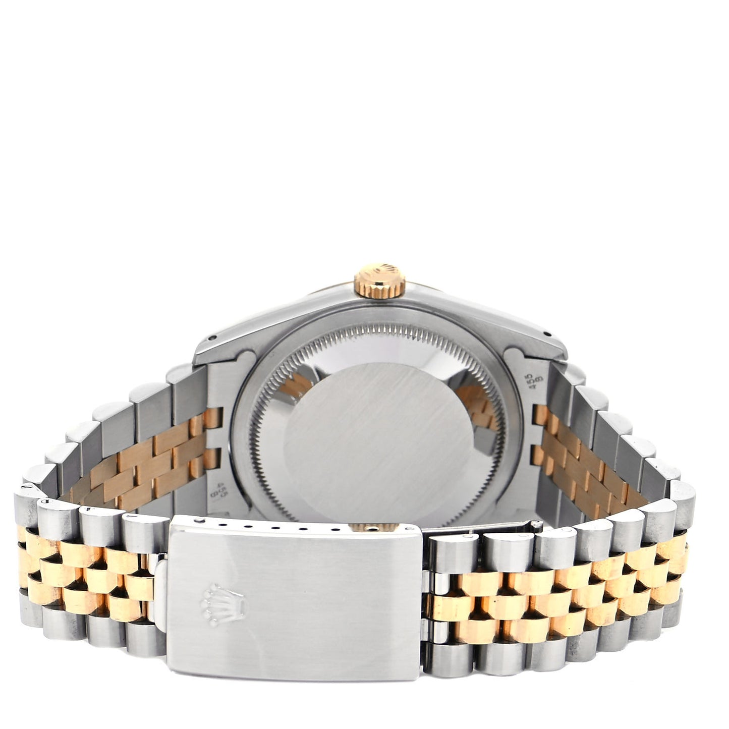 Stainless Steel 18K Yellow Gold 36mm Oyster Perpetual Datejust Watch Champagne 16233