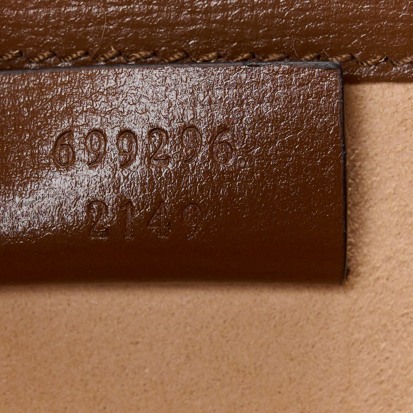 GG Supreme Monogram Mini Horsebit 1955 Shoulder Bag Beige Brown Sugar