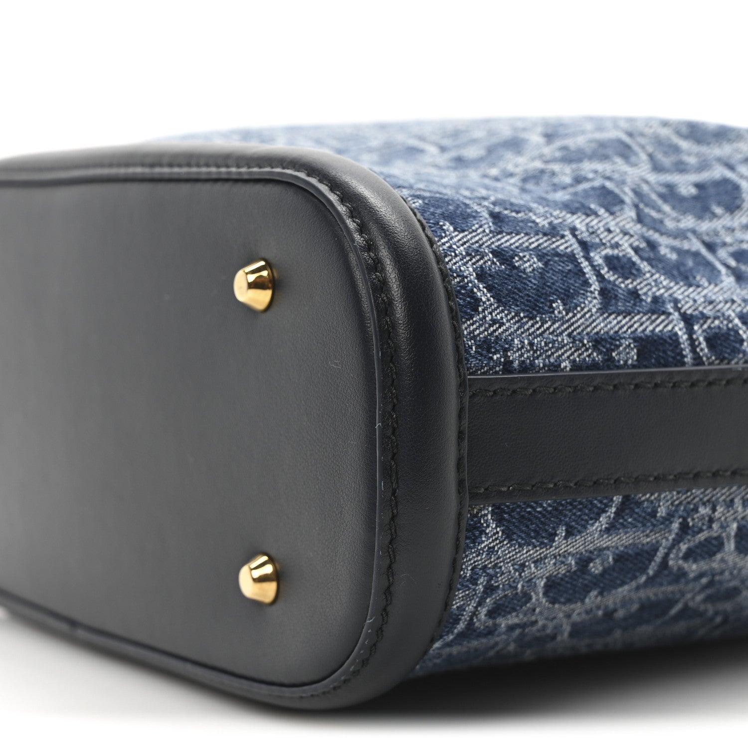 Christian Dior Denim Jacquard Oblique C'est Dior Bucket Bag Blue 16 of 17