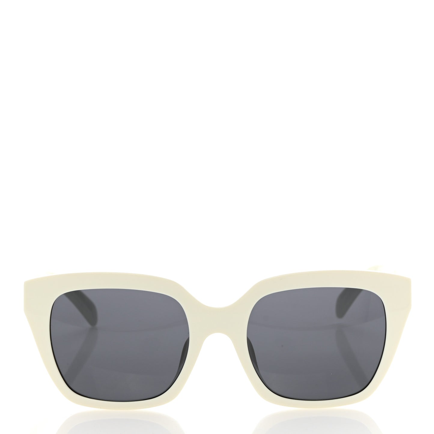 Acetate Sunglasses CL40198F White