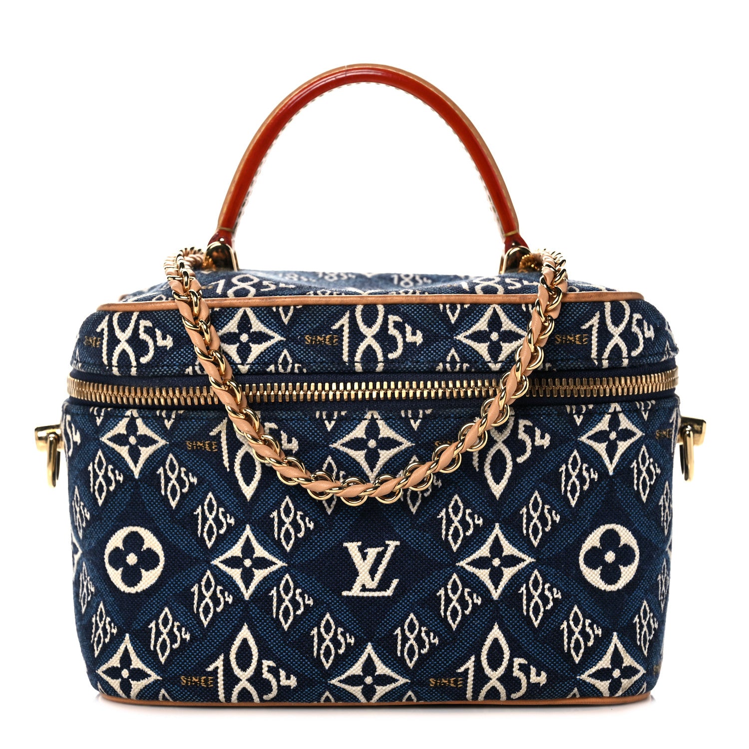 Louis Vuitton Jacquard Since 1854 Vanity PM Blue 955180 – FASHIONPHILE