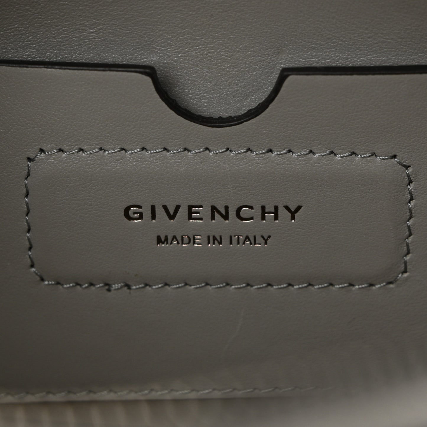 Calfskin Small Soft Antigona Pearl Grey