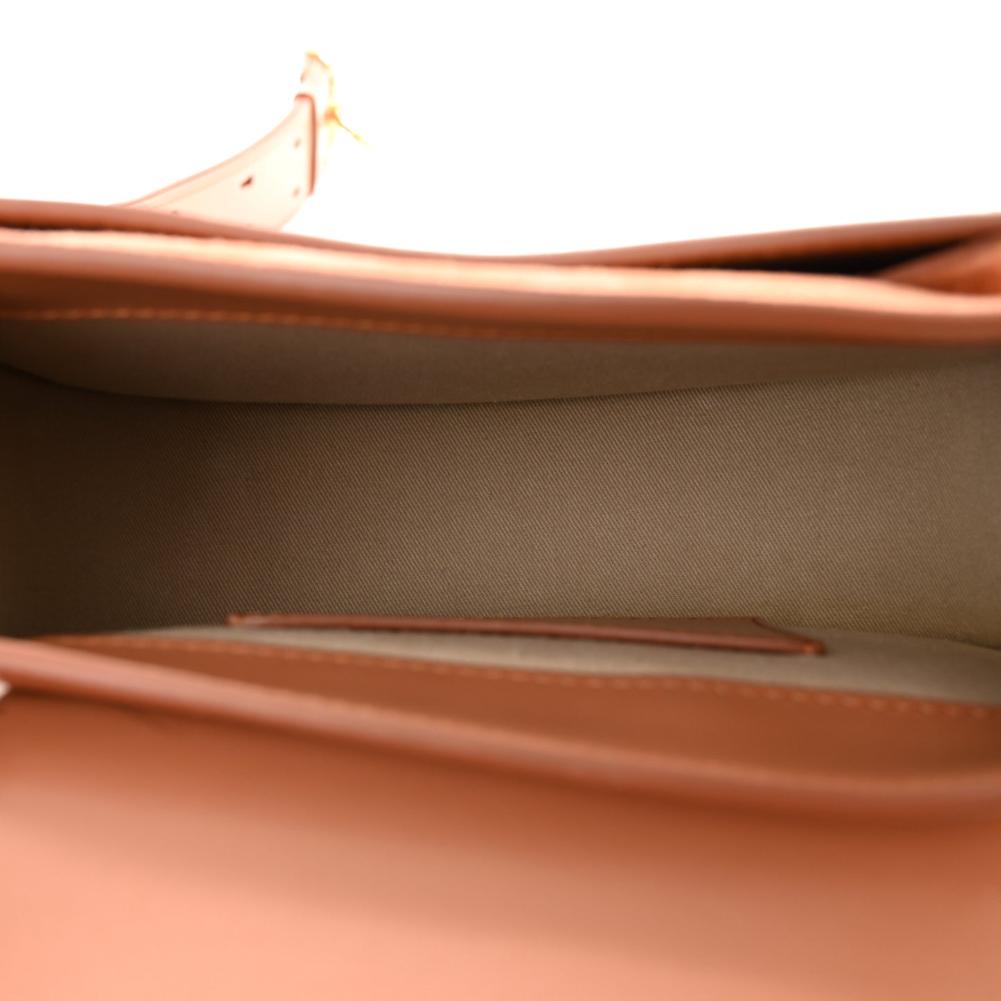 Calfskin Small Tess Bag Muted Brown