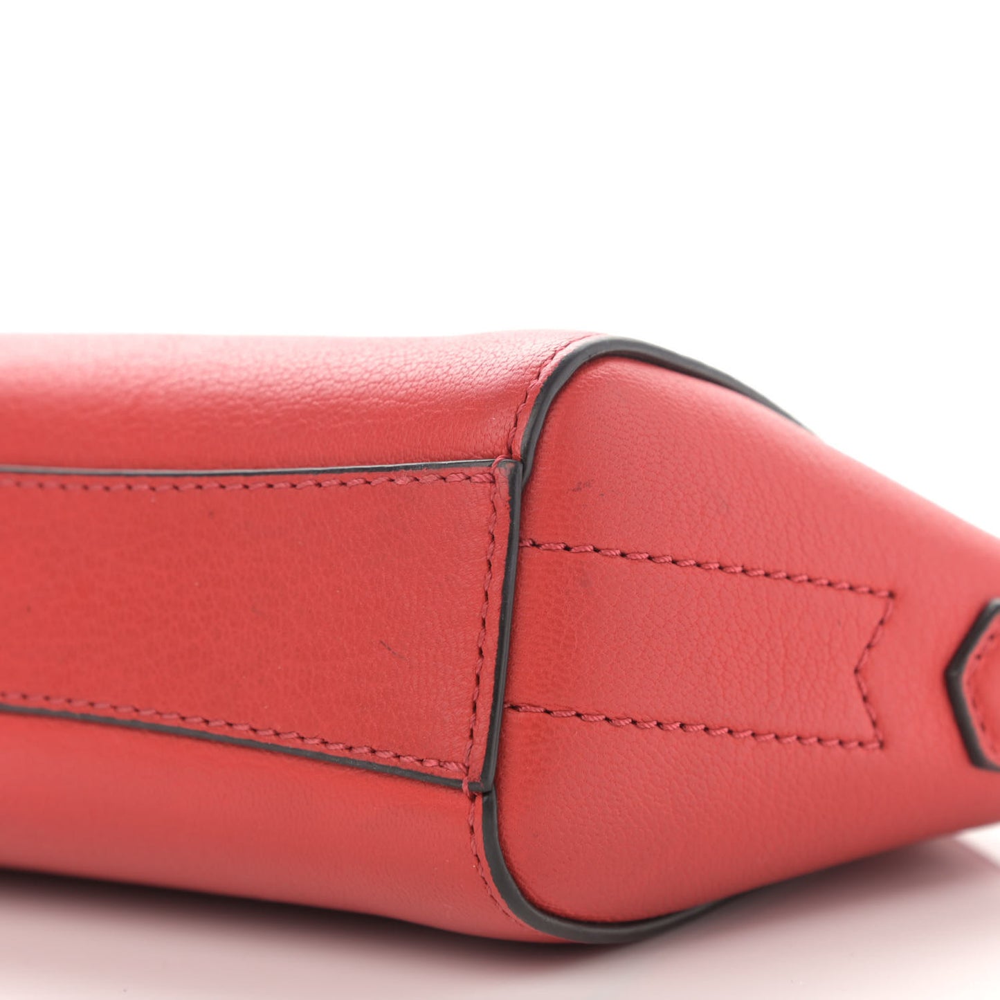 Sugar Goatskin Nano Antigona Light Red