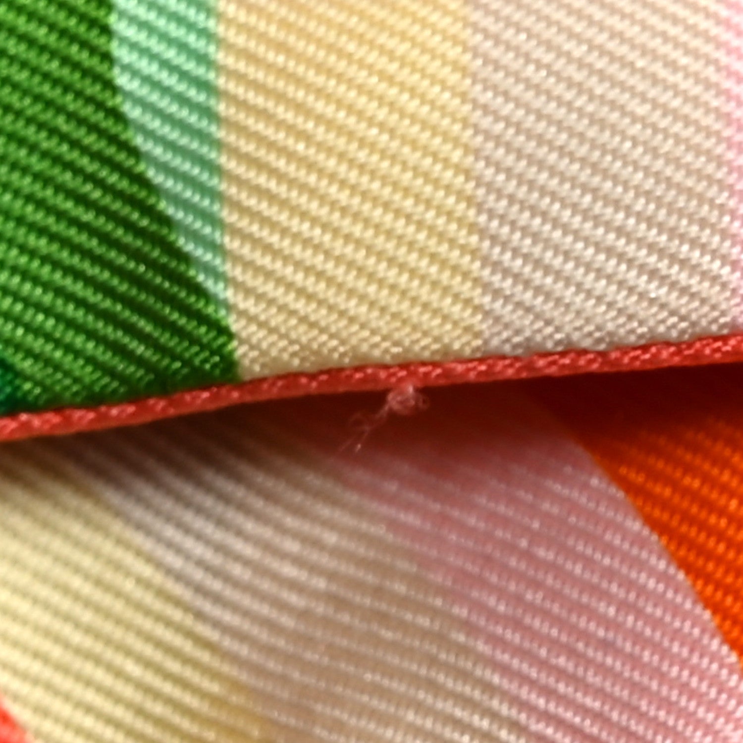 Hermes Silk Brides De Gala Shadow Twilly Orange Vert Corail 7 of 7