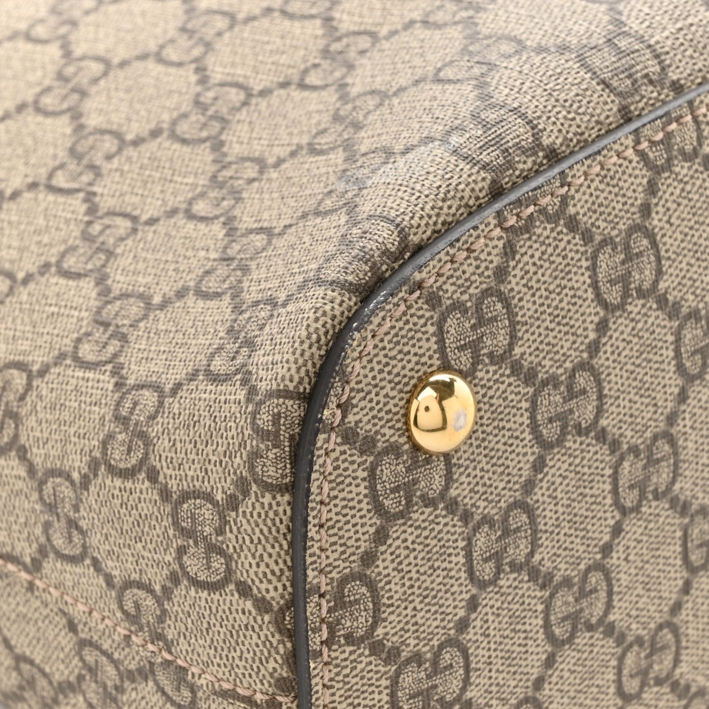 GG Supreme Monogram Linea A Hobo Red