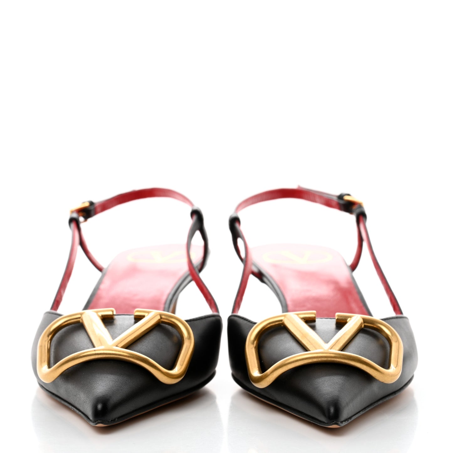 Calfskin Vlogo Slingback 40mm Pumps 35 Black