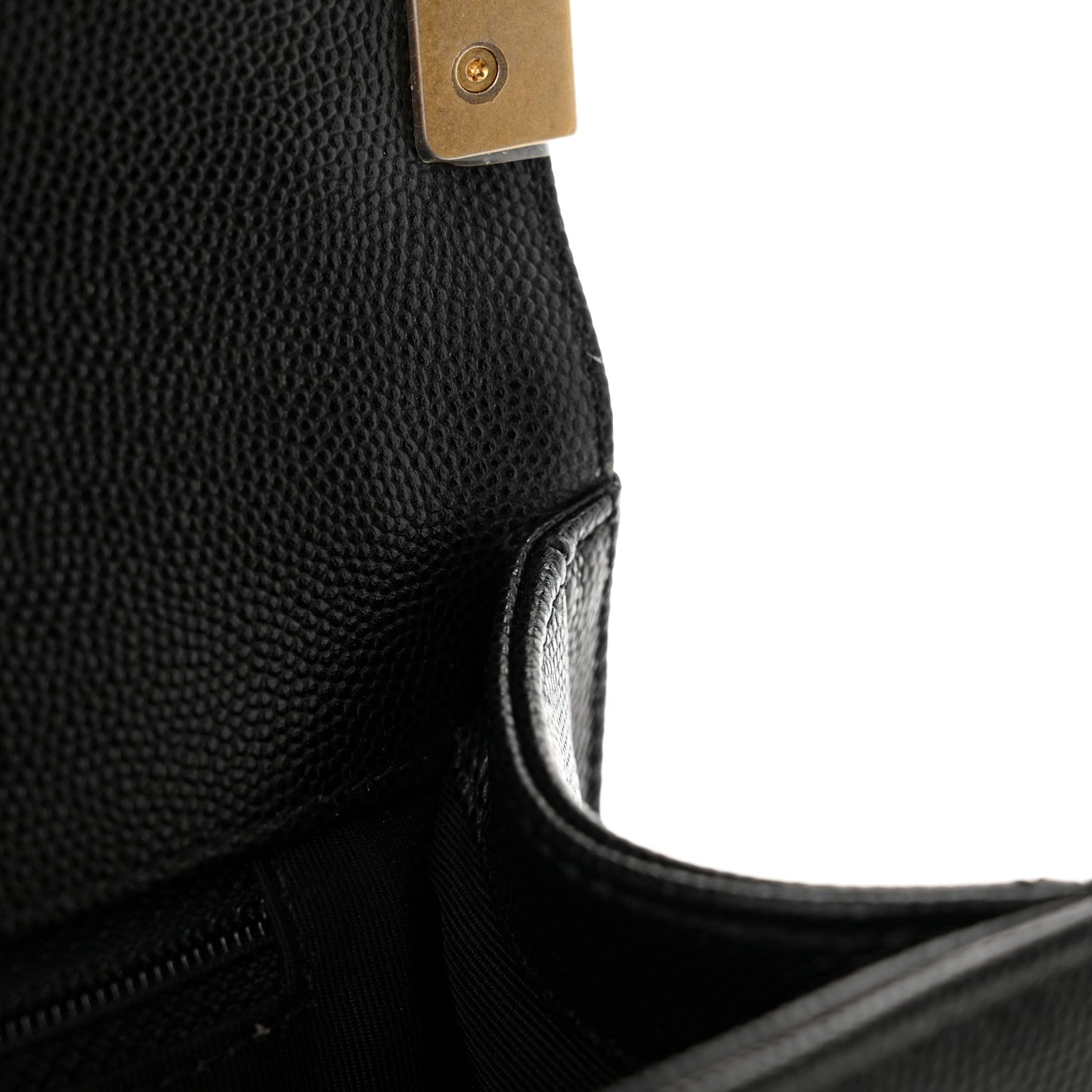 Chanel Caviar Quilted New Medium Boy Flap Black 11 of 12