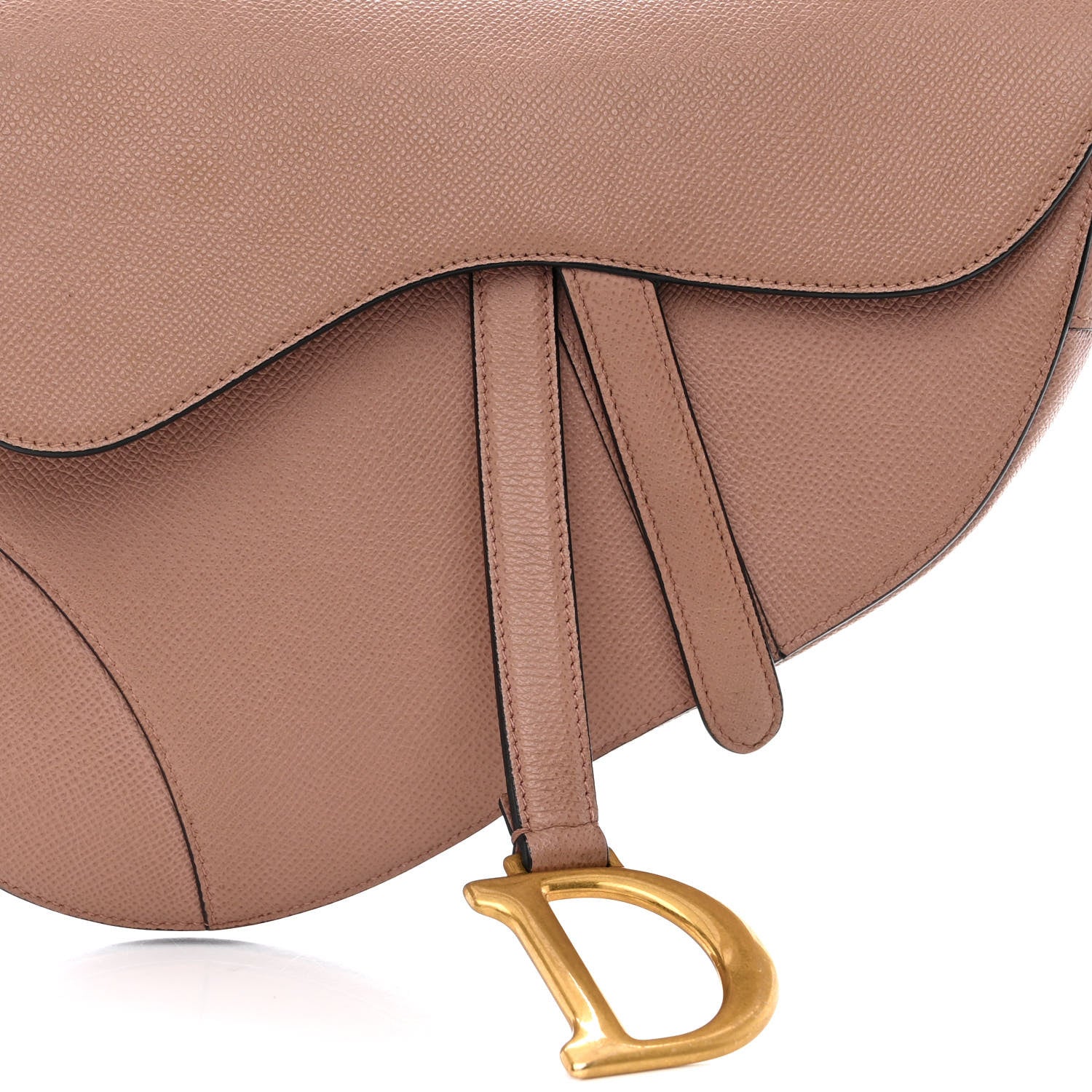 Christian Dior Grained Calfskin Saddle Bag Fard 8 of 13