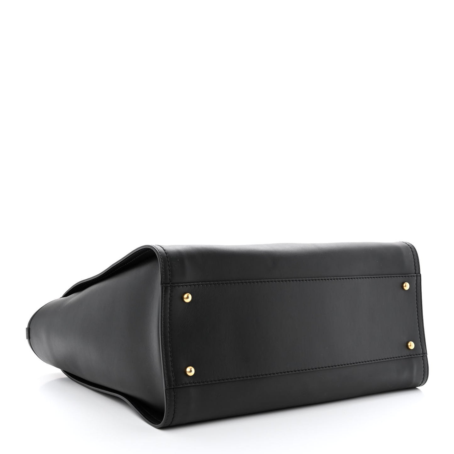 Calfskin Medium Deauville Tote Black
