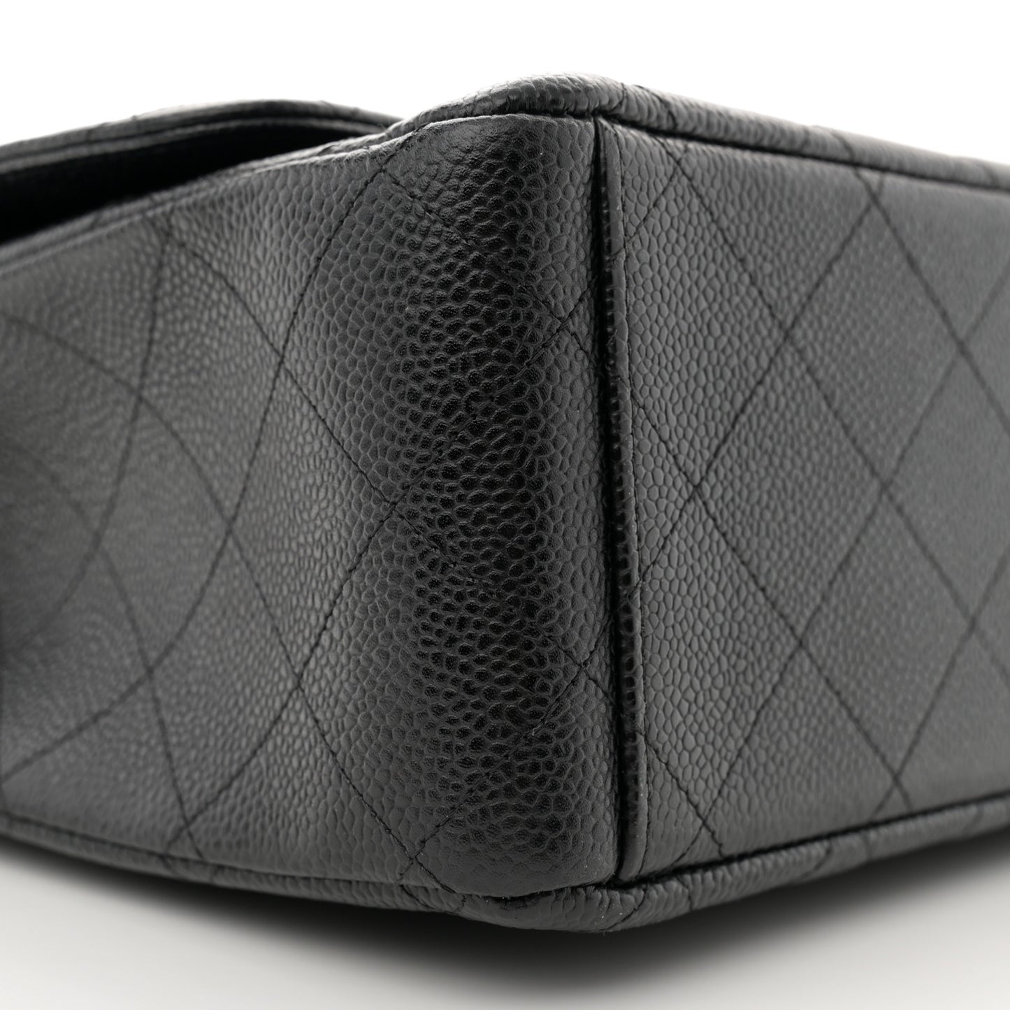 Caviar Quilted Maxi Double Flap Black