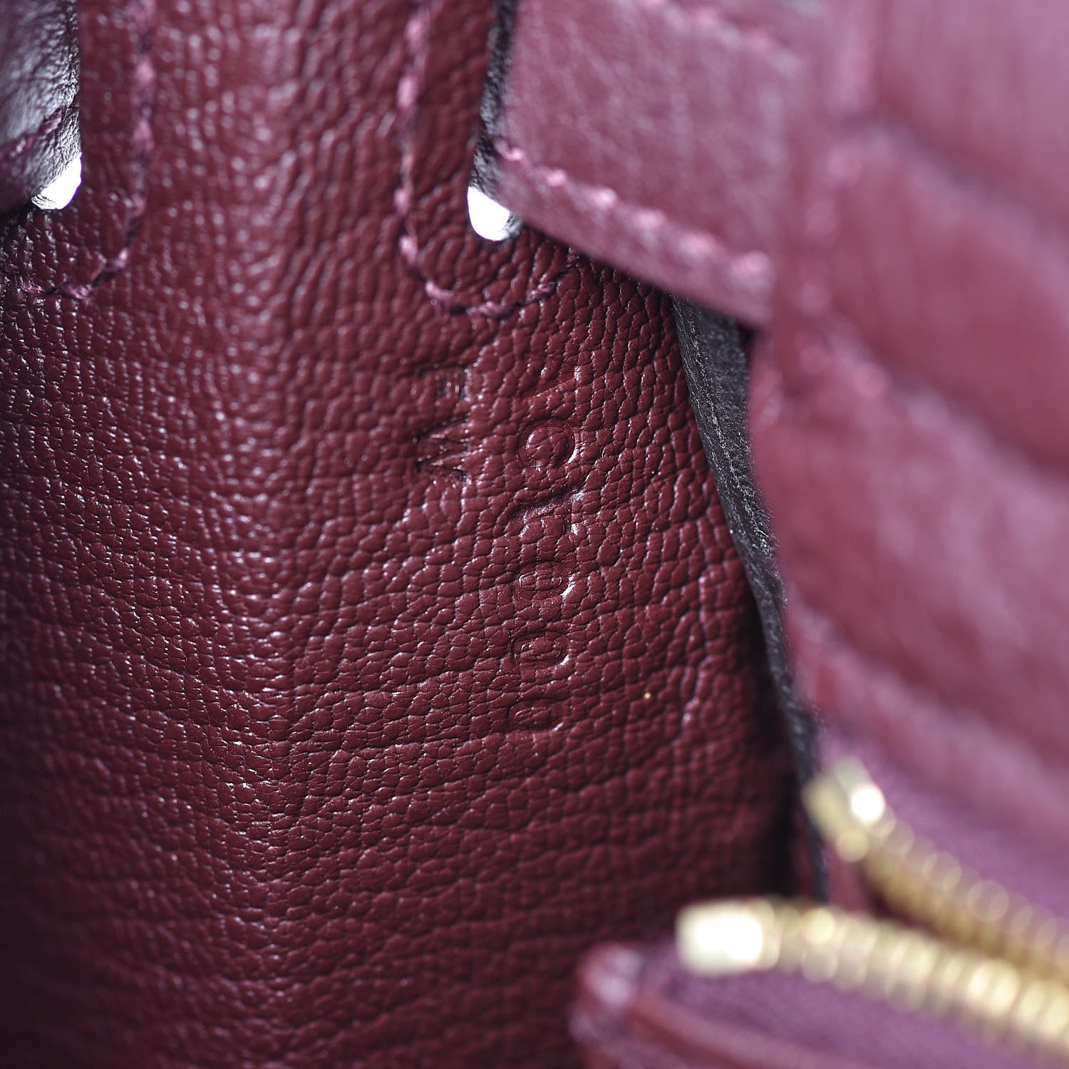Hermes Togo Kelly Retourne 25 Bordeaux 22 of 40