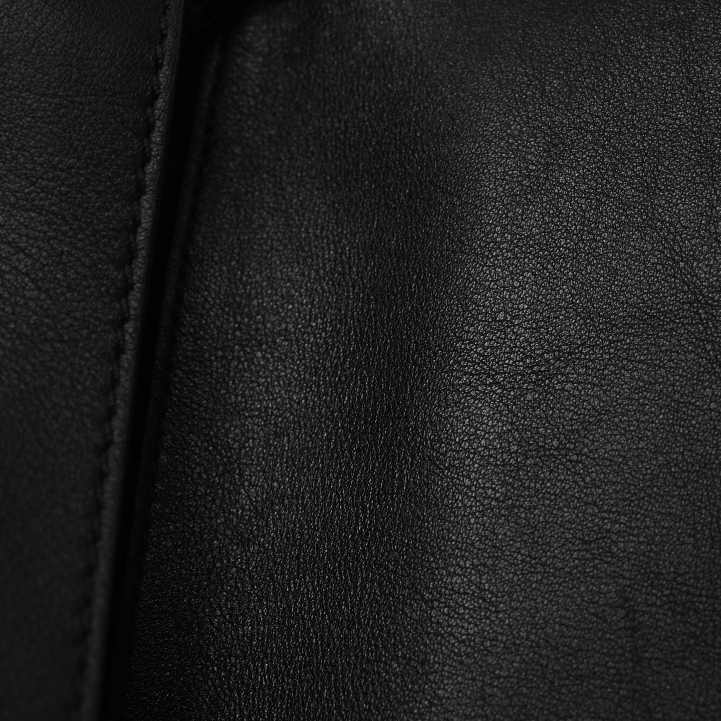 Calfskin Rockstud Belt Bag Black