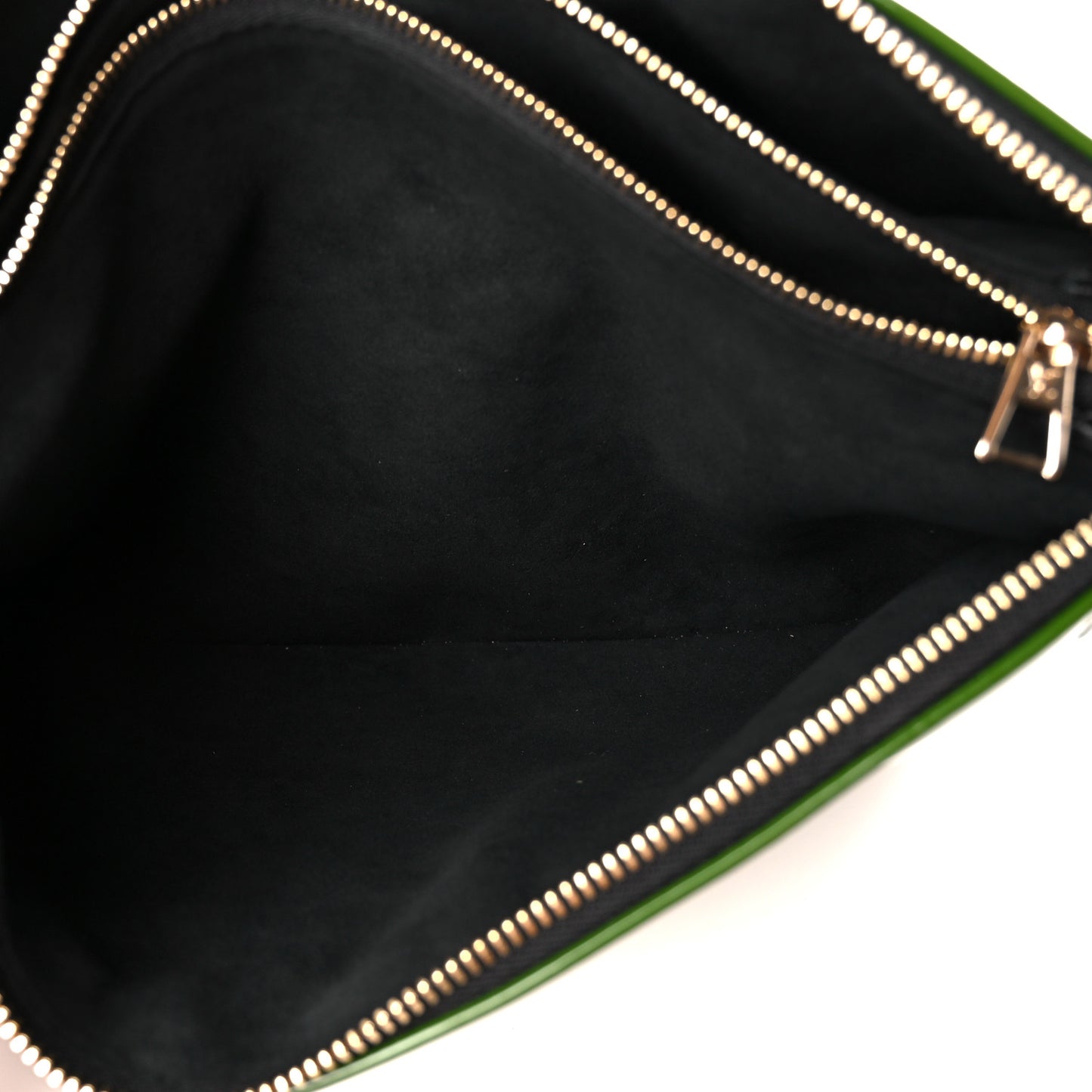 Patent Embossed Monogram Coussin PM Green Black