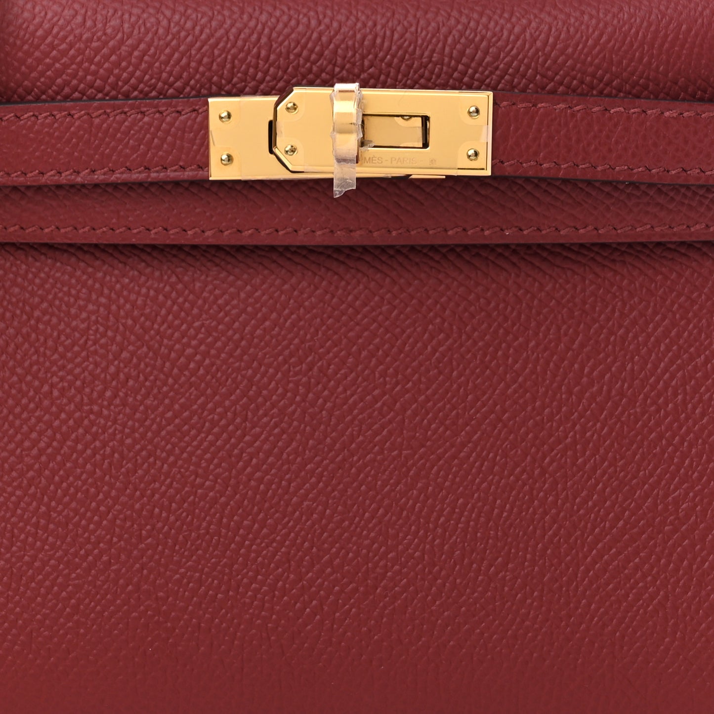 Epsom Mini Kelly Sellier 20 Rouge Grenat