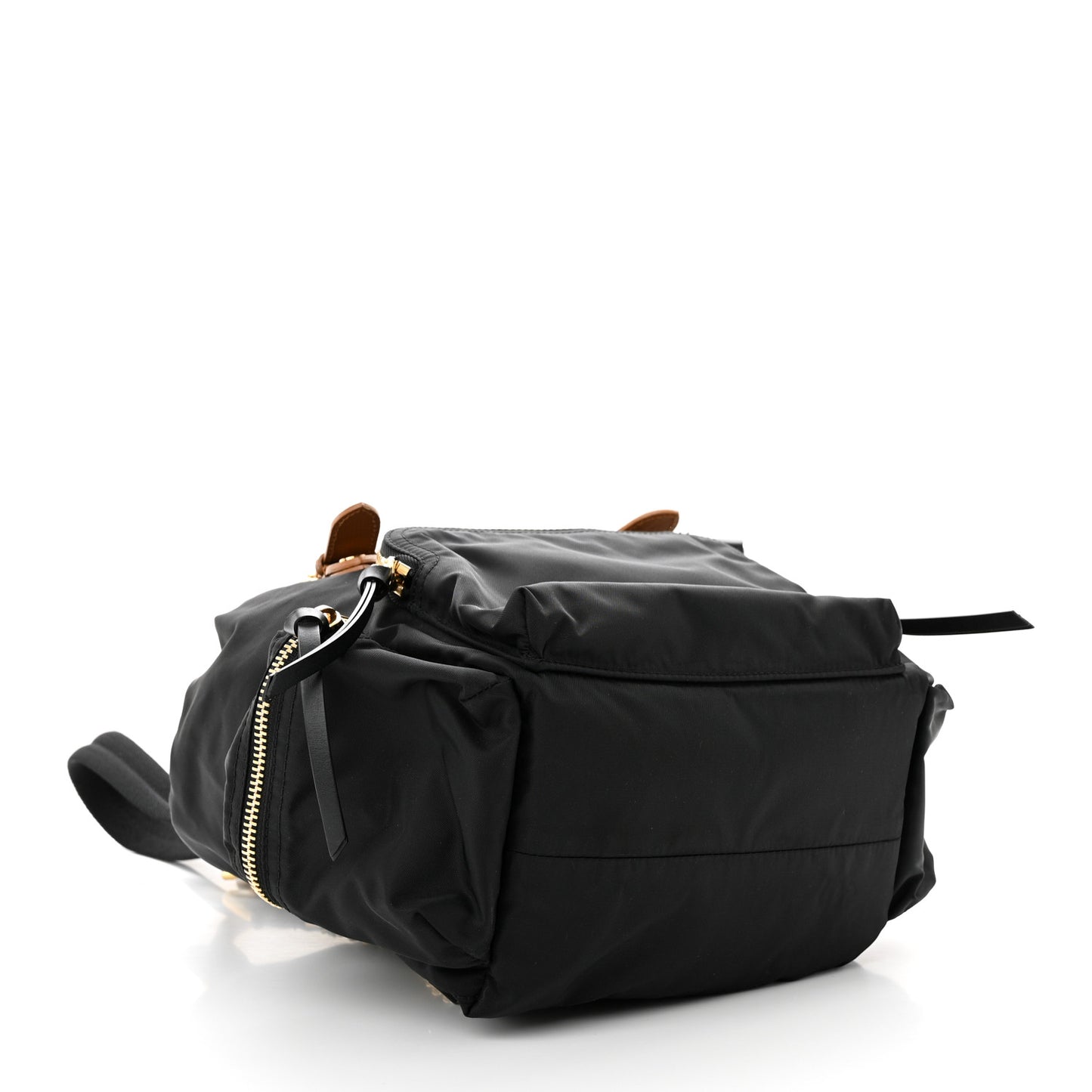 Nylon Small Rucksack Backpack Black