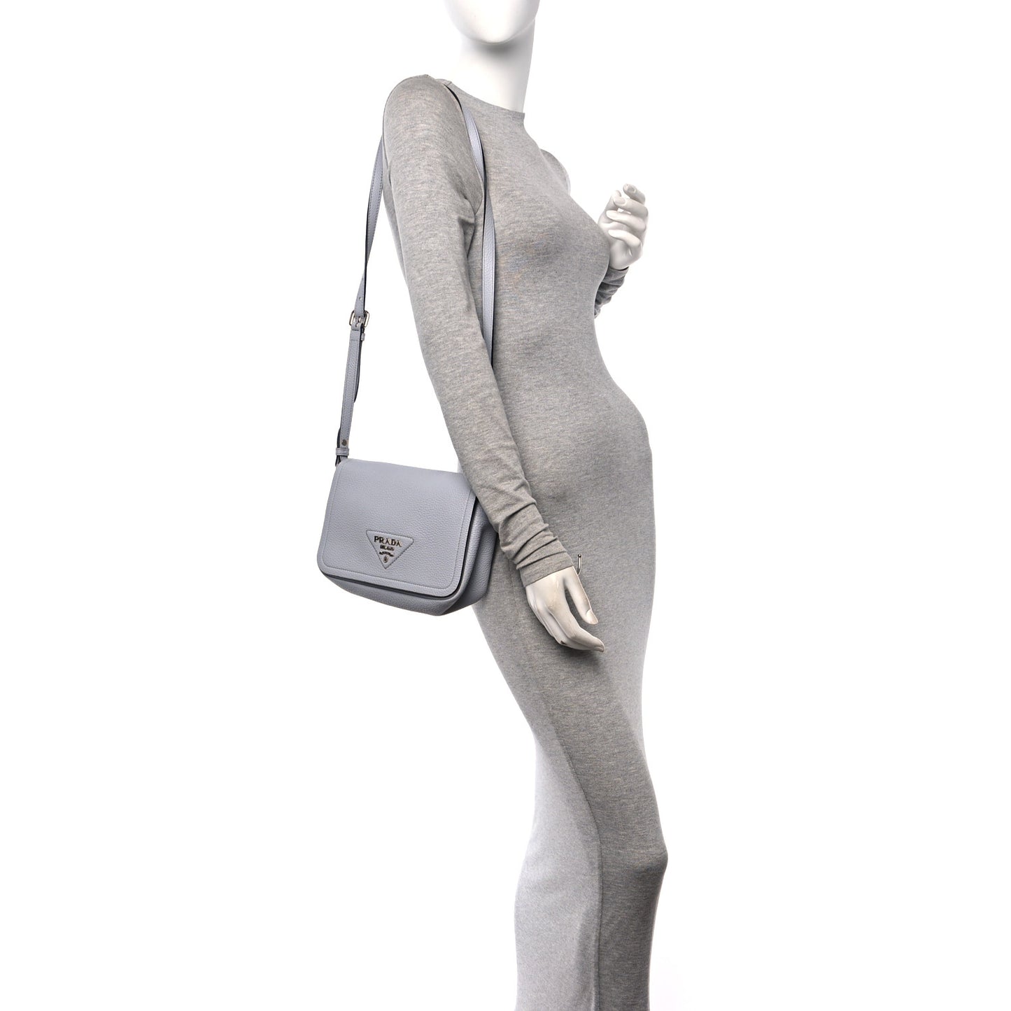 Vitello Daino Soft Flap Crossbody Fiordaliso