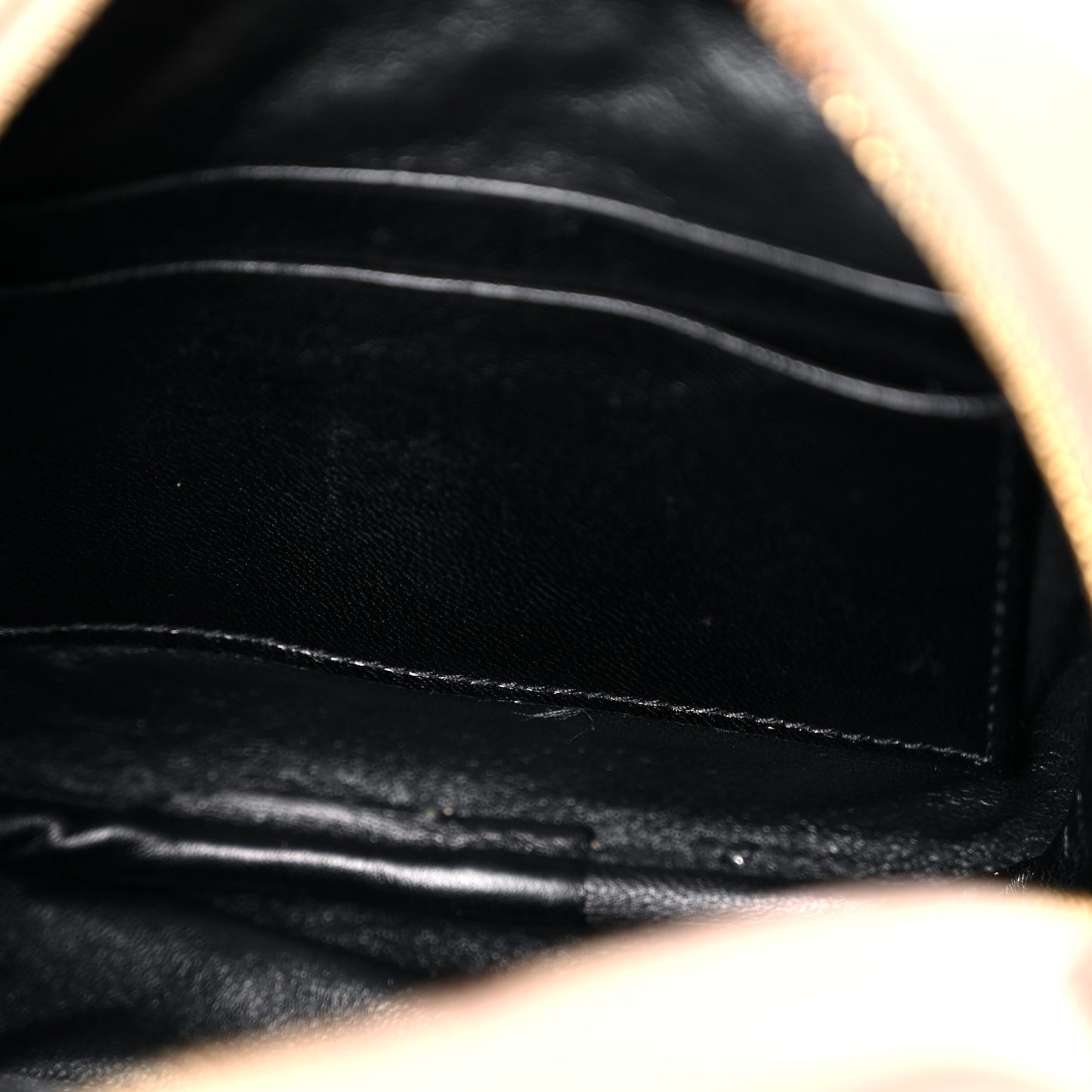 Nappa Monogram Blogger Bag Deep Beige