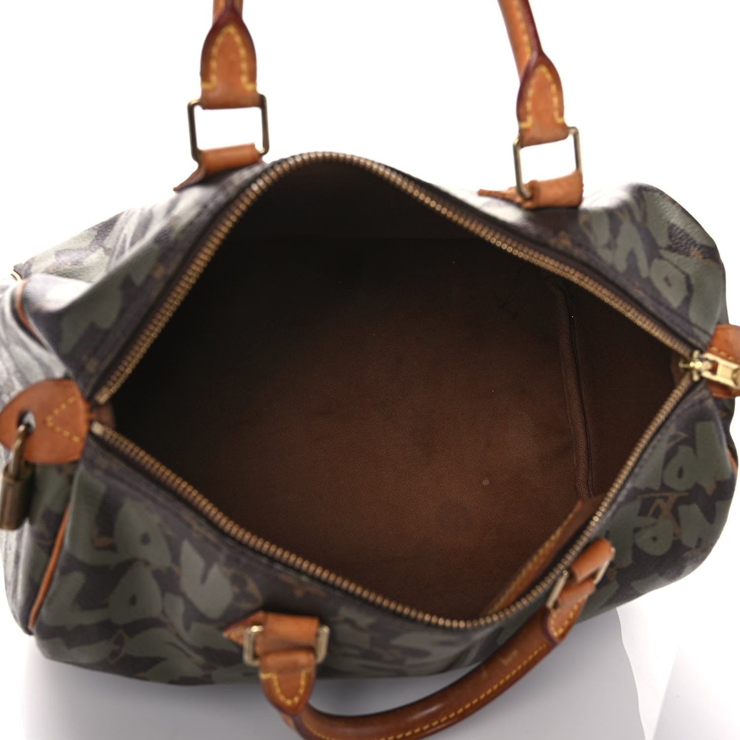 Louis Vuitton Monogram Graffiti Speedy 30 Kaki 15 of 23