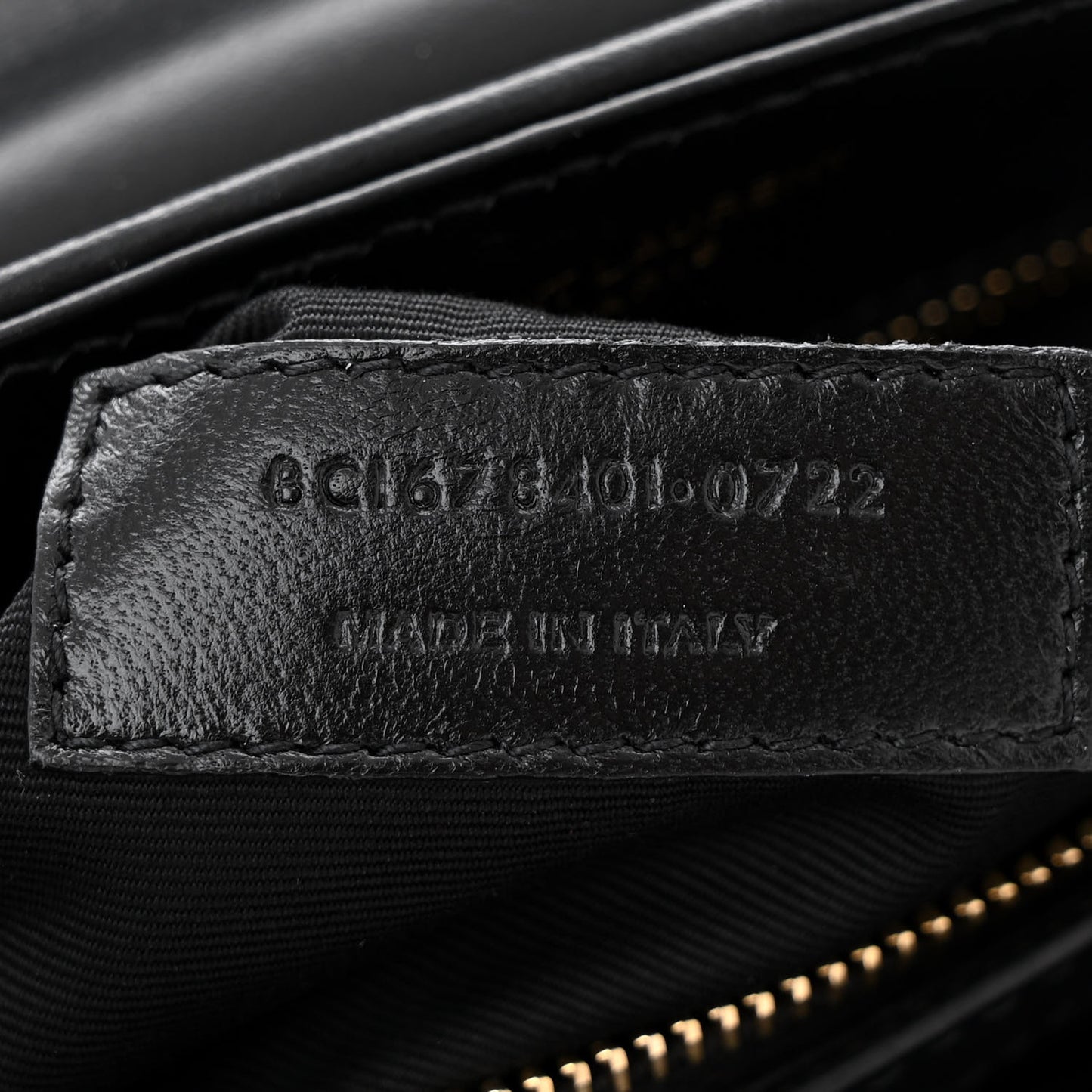 Calfskin Y Quilted Monogram Toy Loulou Crossbody Bag Black