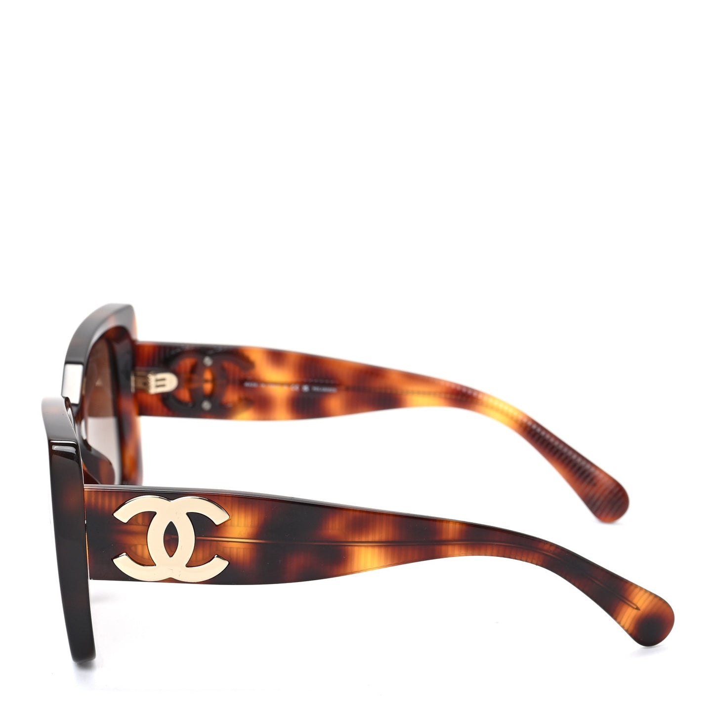 Square Polarized CC Sunglasses 5494-A Tortoise Brown