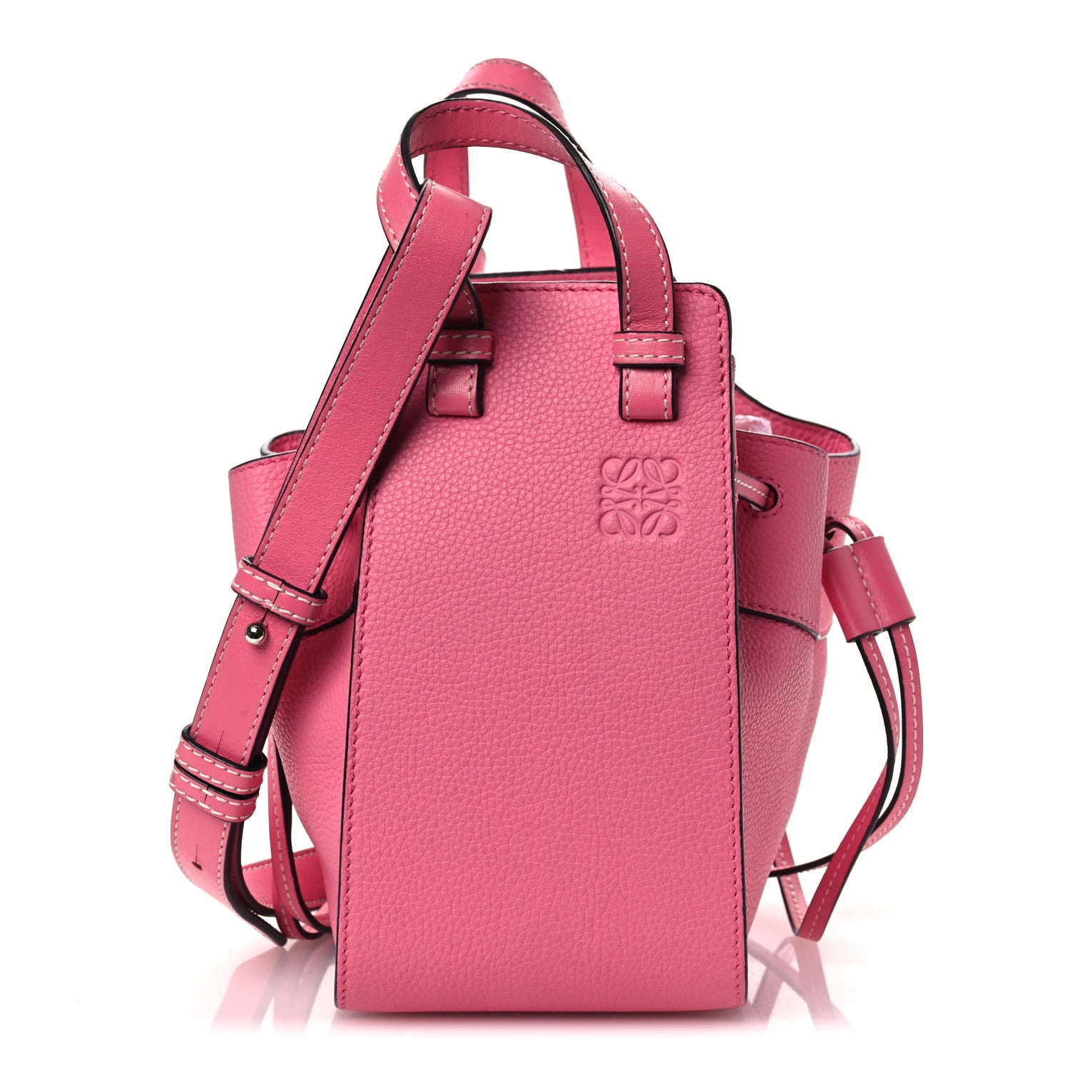Loewe Calfskin Mini Hammock Shoulder Bag Pink 1772980 – FASHIONPHILE