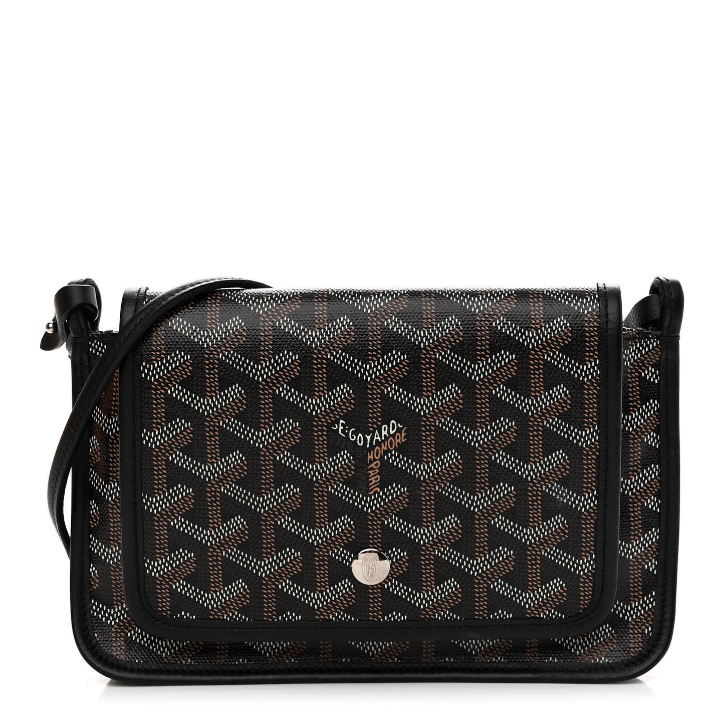 Goyardine Plumet Wallet Clutch Black