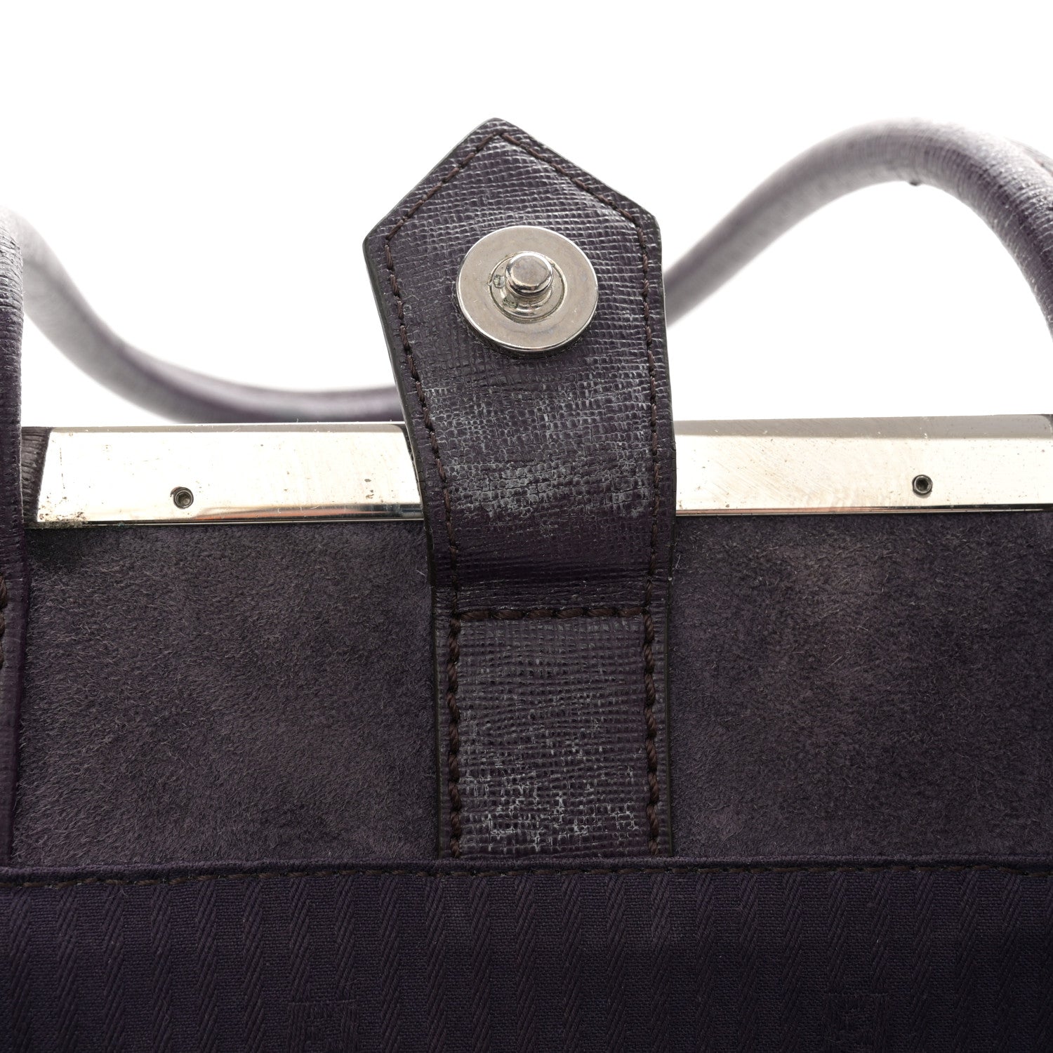Fendi Vitello Elite Large 2Jours Tote Ametista 12 of 19