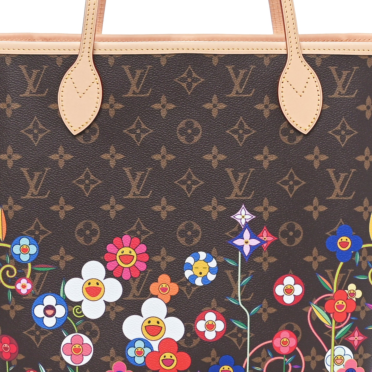 LV X TM Monogram Flowers Neverfull MM